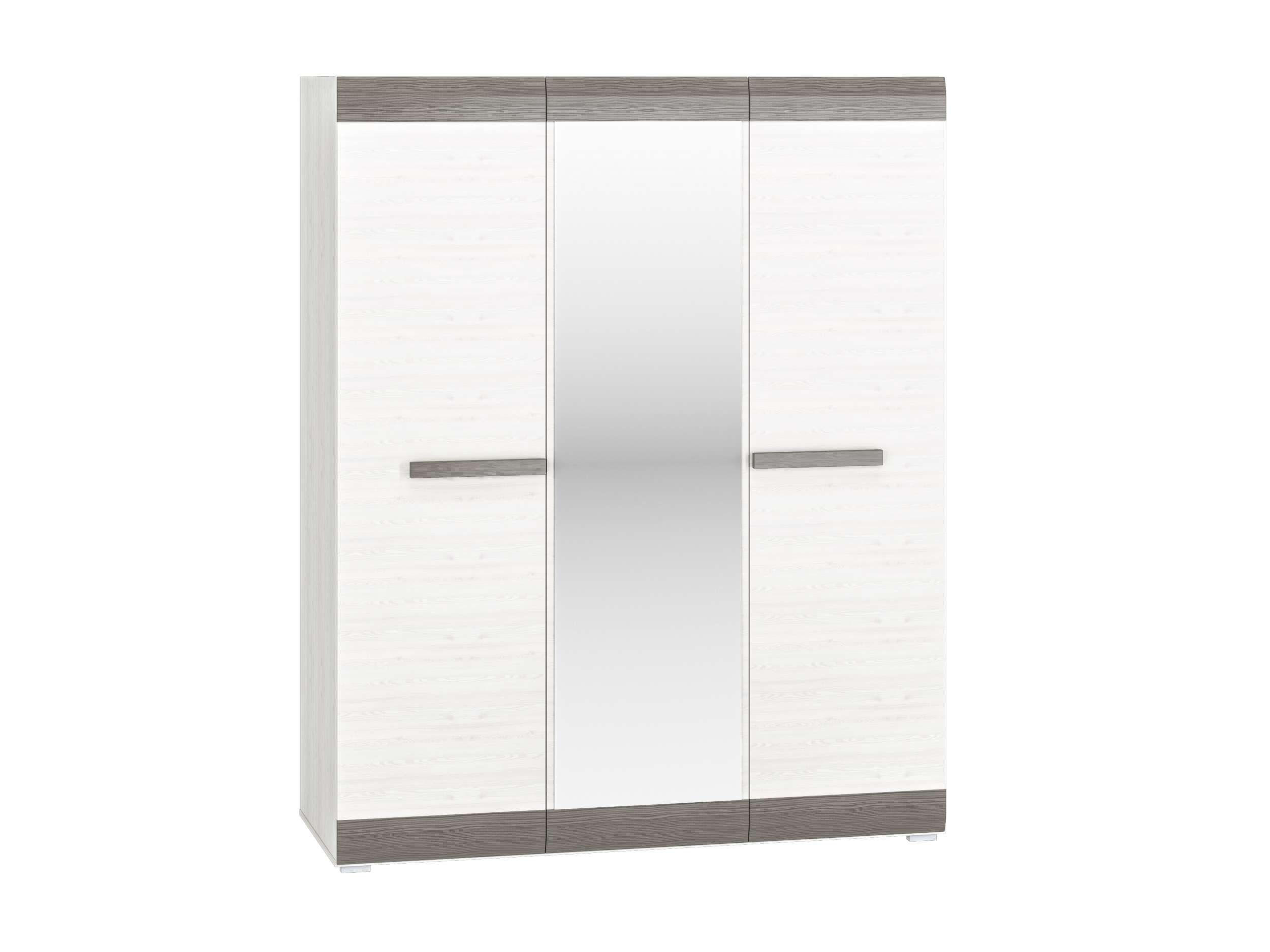 New Grey Stylefy Keno Schneekiefer Drehtürenschrank I