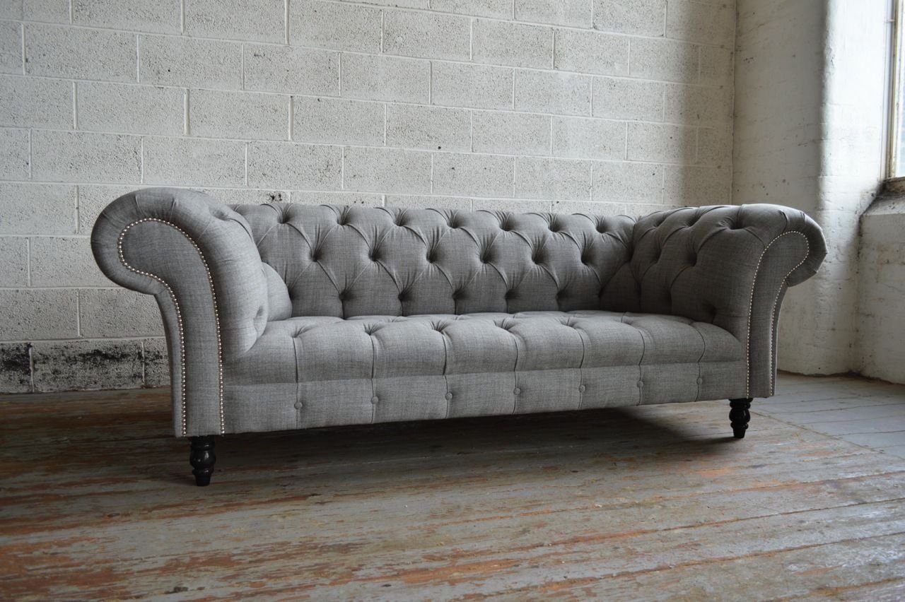 Sitz Luxus Design Chesterfield-Sofa, Sofa Chesterfield JVmoebel Couch Polster