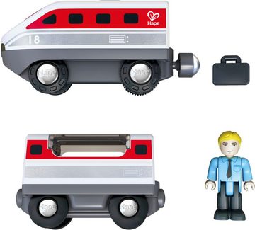 Hape Spielzeug-Eisenbahn Batteriebetriebenes Intercity-Zugset