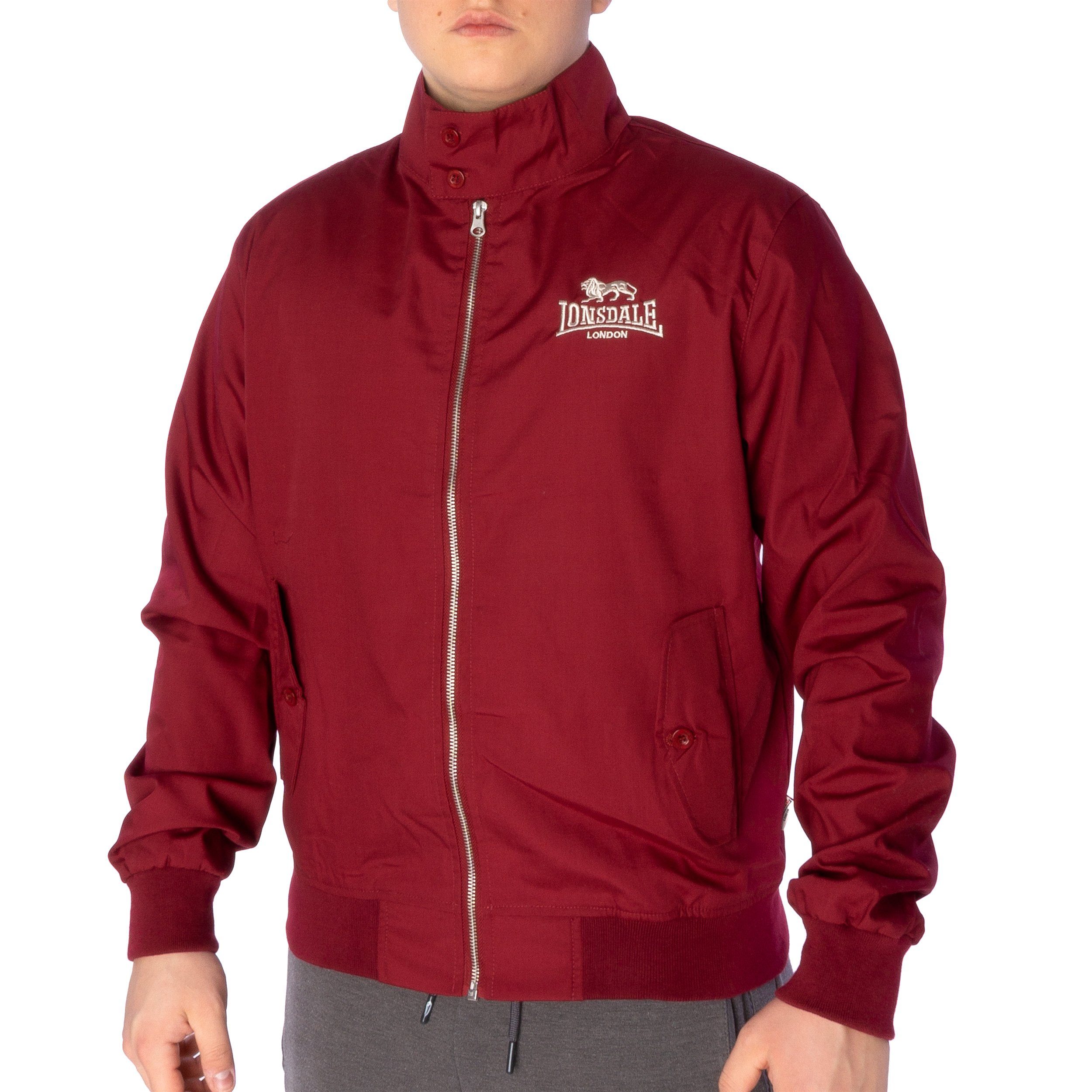 LONSDALE LONDON Outdoorjacke Jacke Lonsdale red 2020ch Classic Harrington