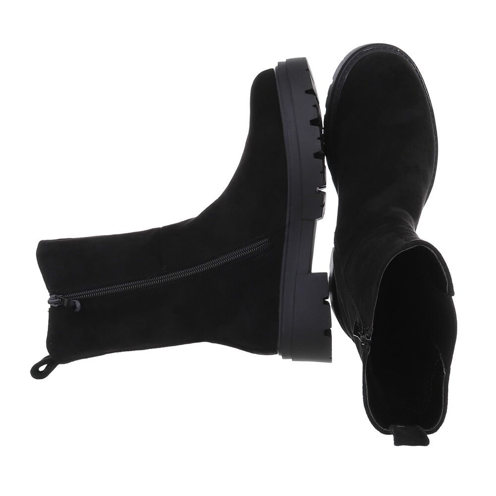 Ital-Design Damen Freizeit Plateaustiefelette (87417757) Blockabsatz Stiefe günstig online kaufen