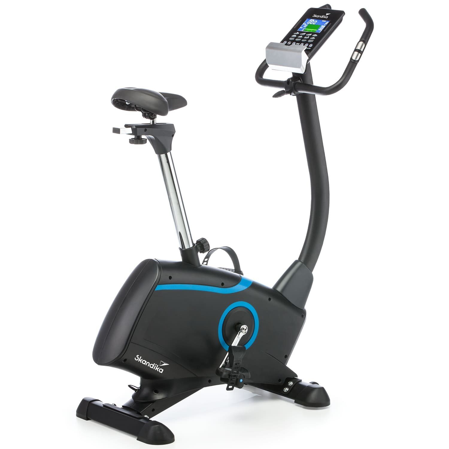 Skandika Ergometer Cardio Bike Atlantis Heimtrainer mit App Steuerung, Bluetooth, 32 Stufen, geräuscharm, Transportrollen, bis 150kg