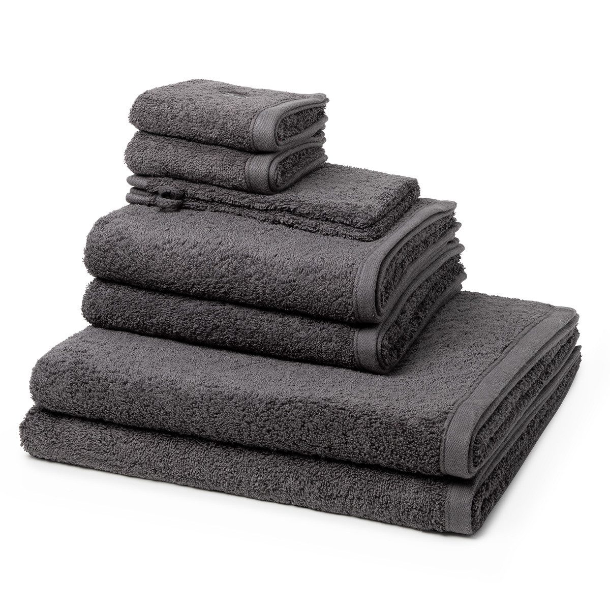 ROSS Handtuch Set Vita, Walkfrottee (Spar-Set, 8-St), 2 X Wasch- 2 X Gäste- 2 X Dusch- 2 X Handtuch im Set - Baumwolle