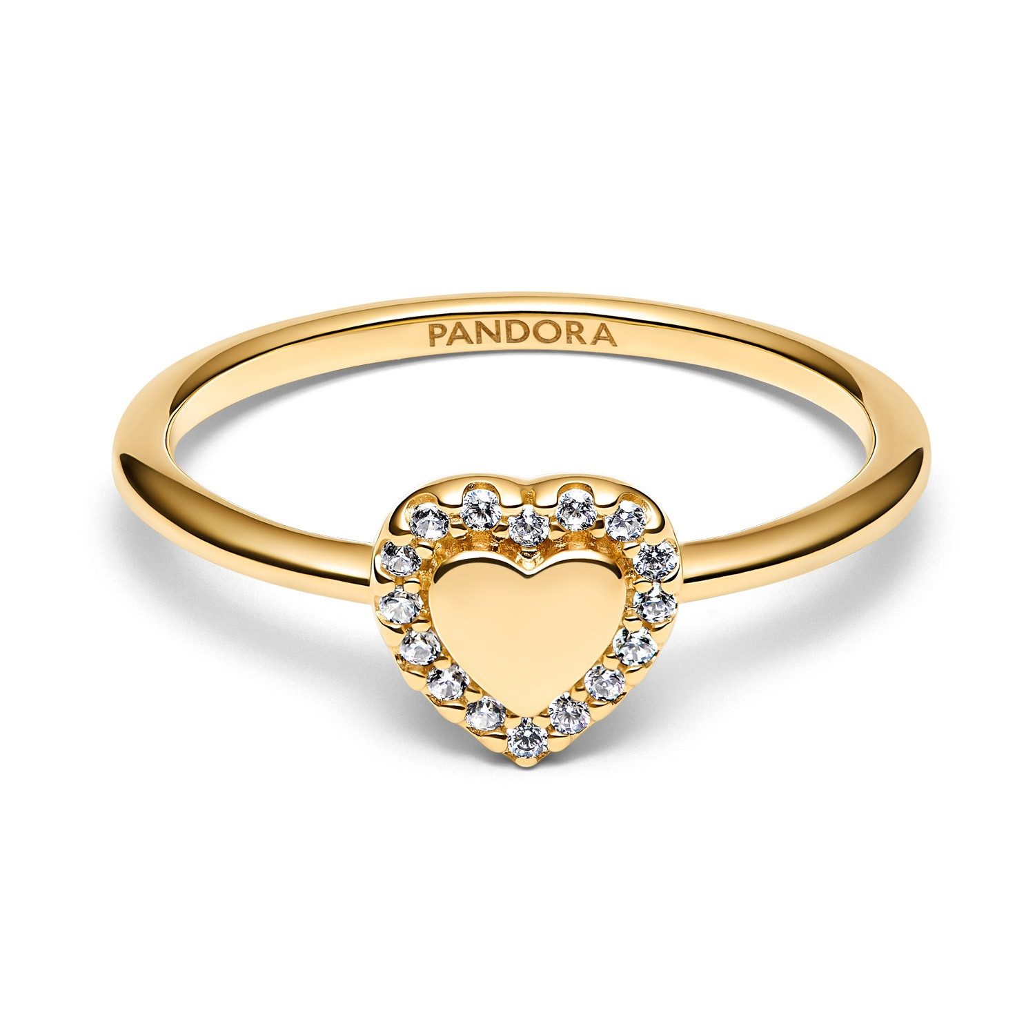 Pandora Fingerring Herz Goldfarben günstig online kaufen
