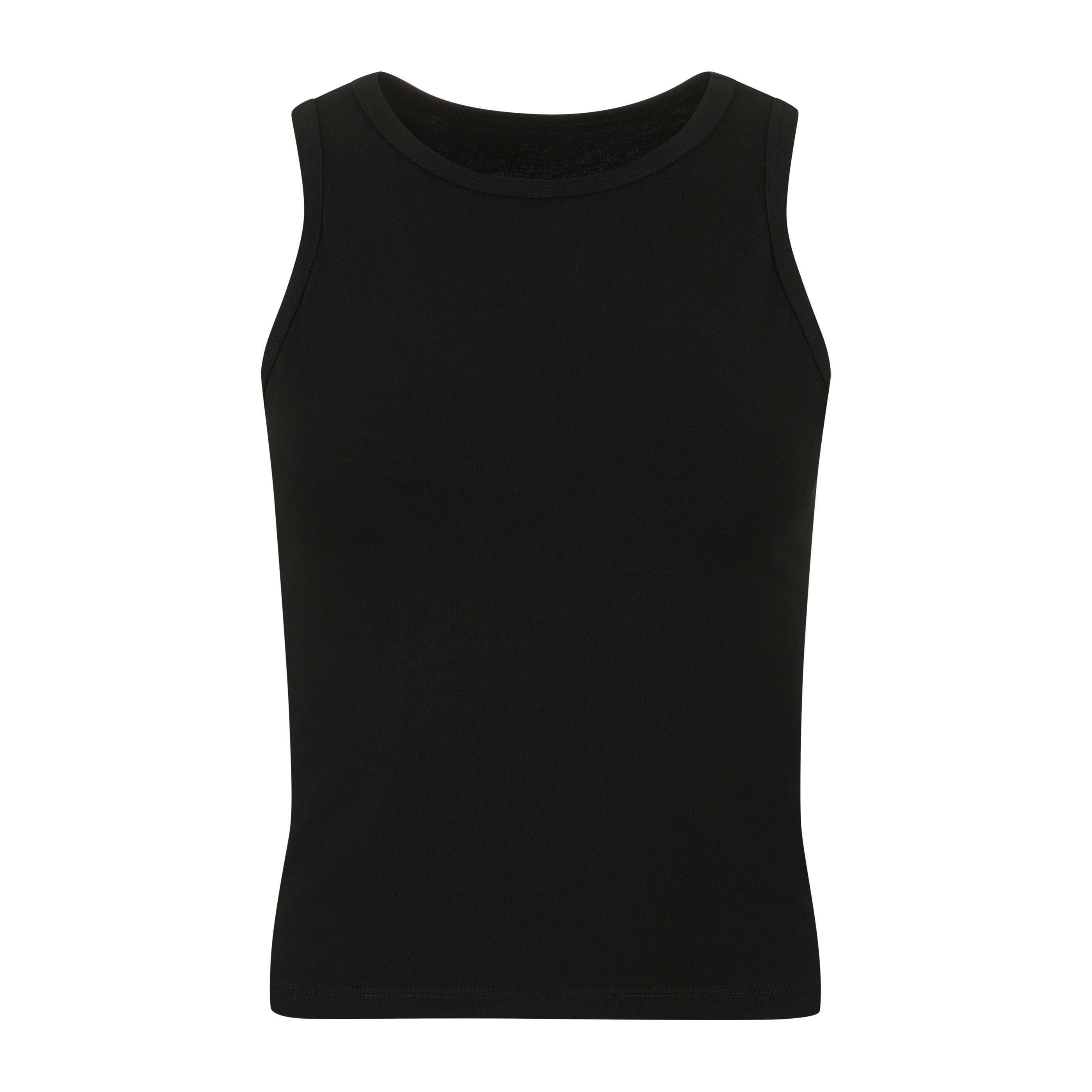 Evoni T-Shirt Damen Ärmelloses Top Bequemes Baumwollshirt mit Stretch günstig online kaufen