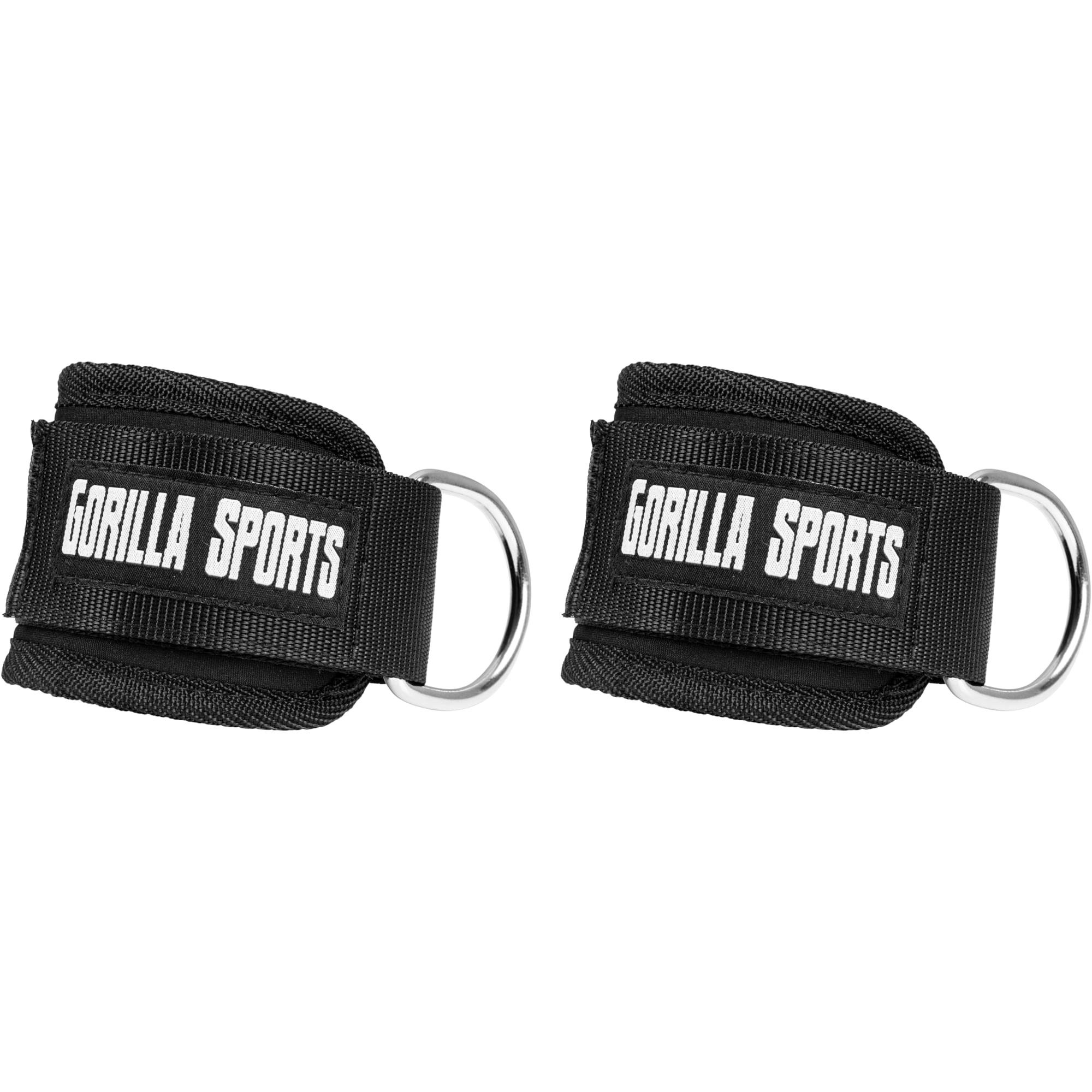 GORILLA SPORTS Zughilfe Fußschlaufen aus Nylon (2-tlg)