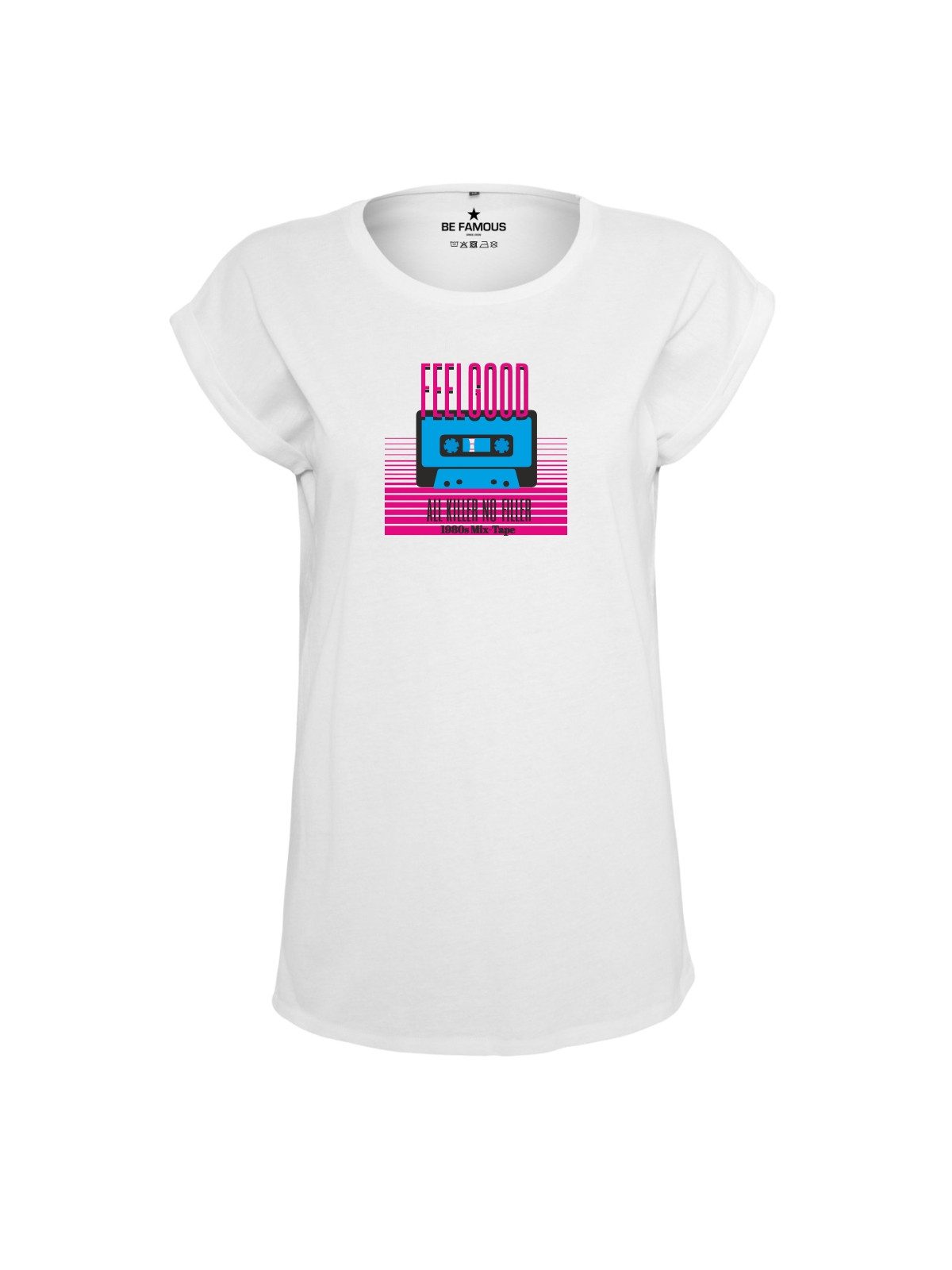 Be Famous Print-Shirt Classic Roll Up D-FEGOKIL (1-tlg., keine)