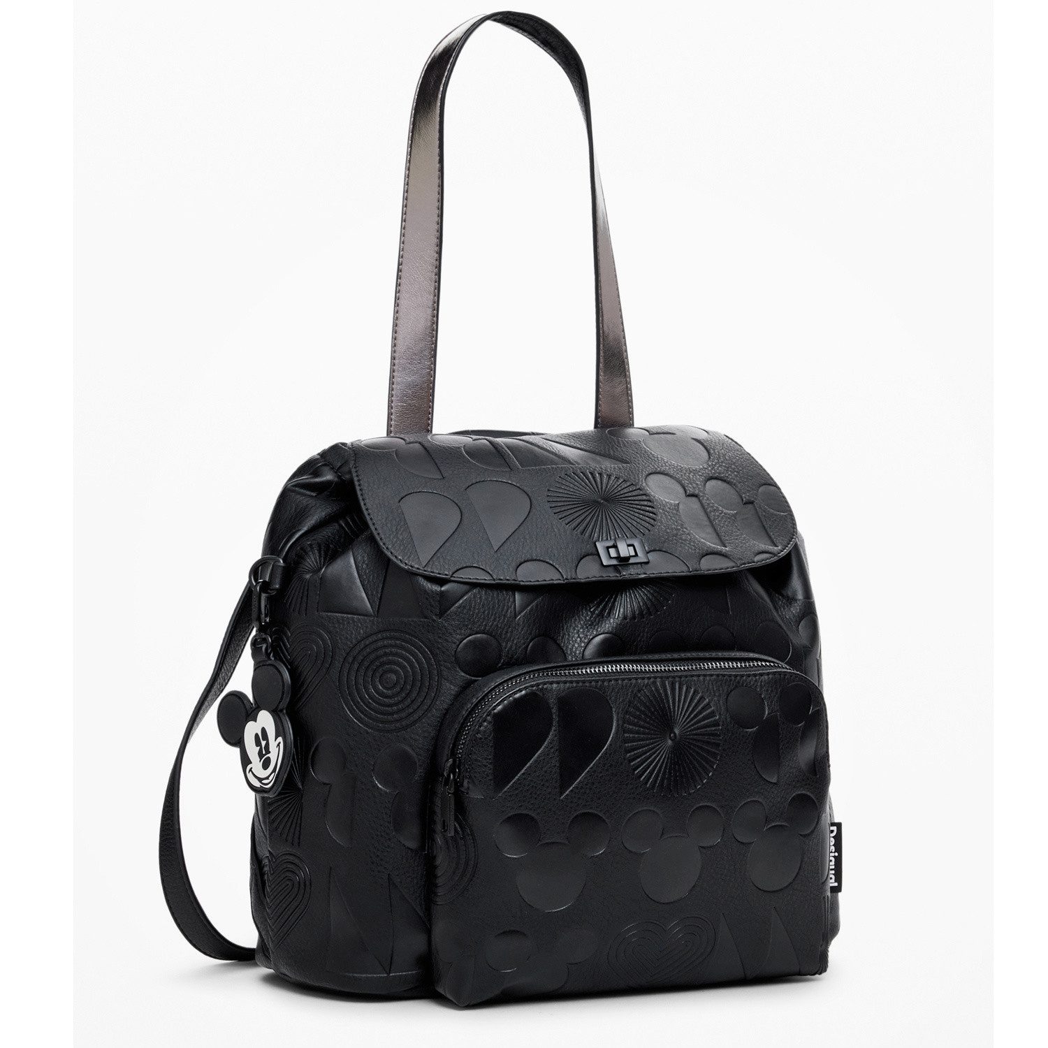 Desigual Umhängetasche Desigual Damen Rucksack All Mickey Krapina Black (1, 1-tlg., 1)