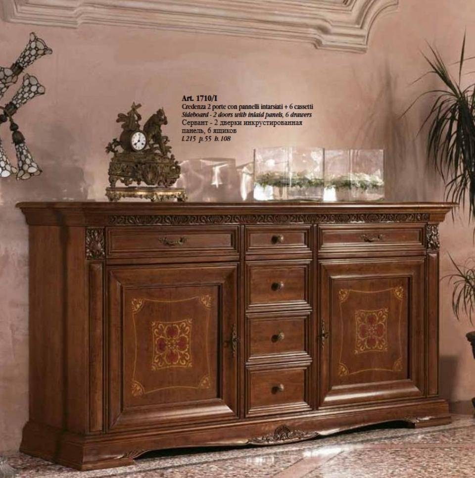 JVmoebel Buffet Barock Rokoko Holz Luxus Buffet xxl Neu Kommode Kommoden Stil big Antik Echtes