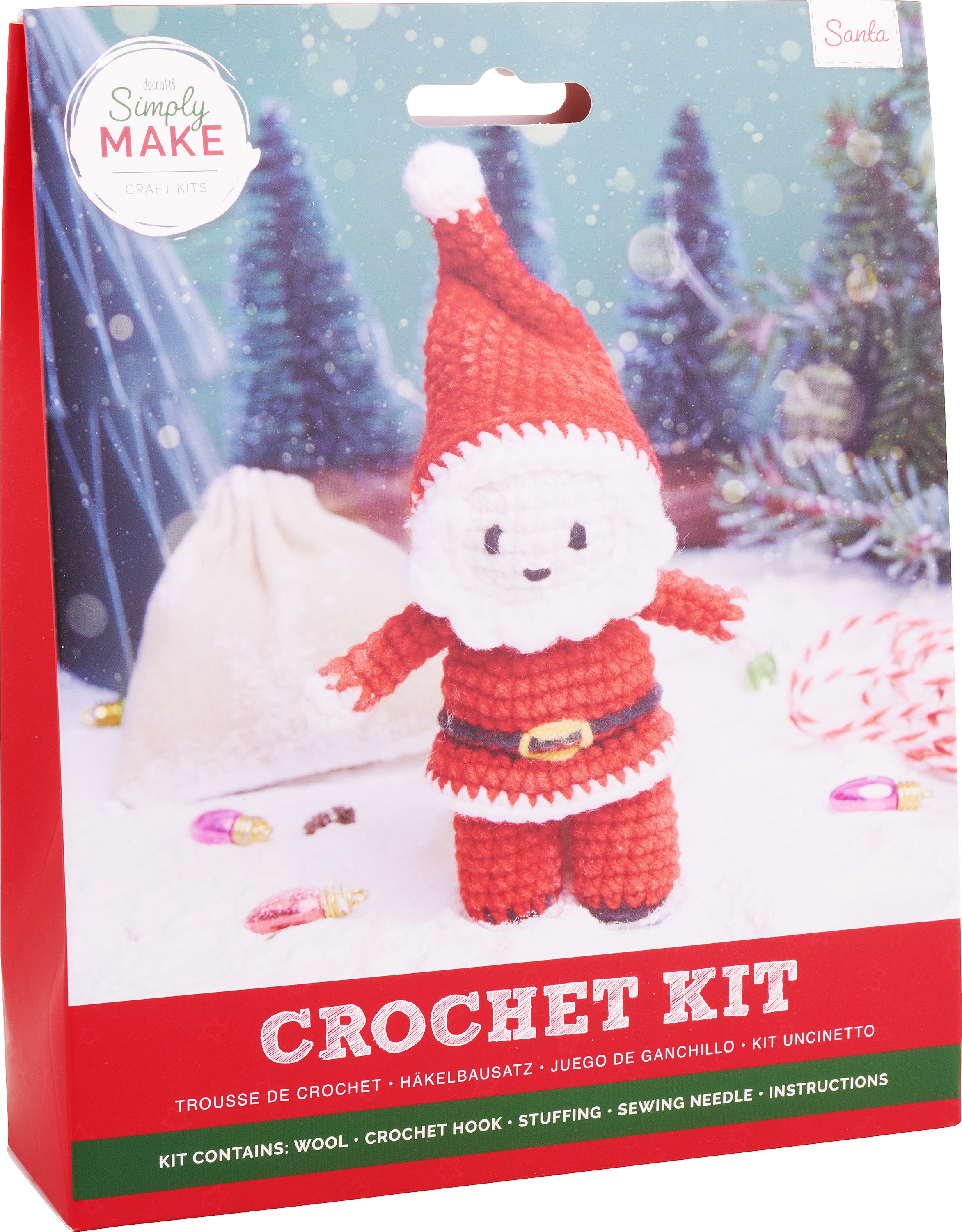 docrafts Kreativset Crochet Kit, (8-tlg), Set