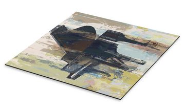 Posterlounge Alu-Dibond-Druck Studio W-DH, Bluebird Piano, Bar Rustikal Malerei