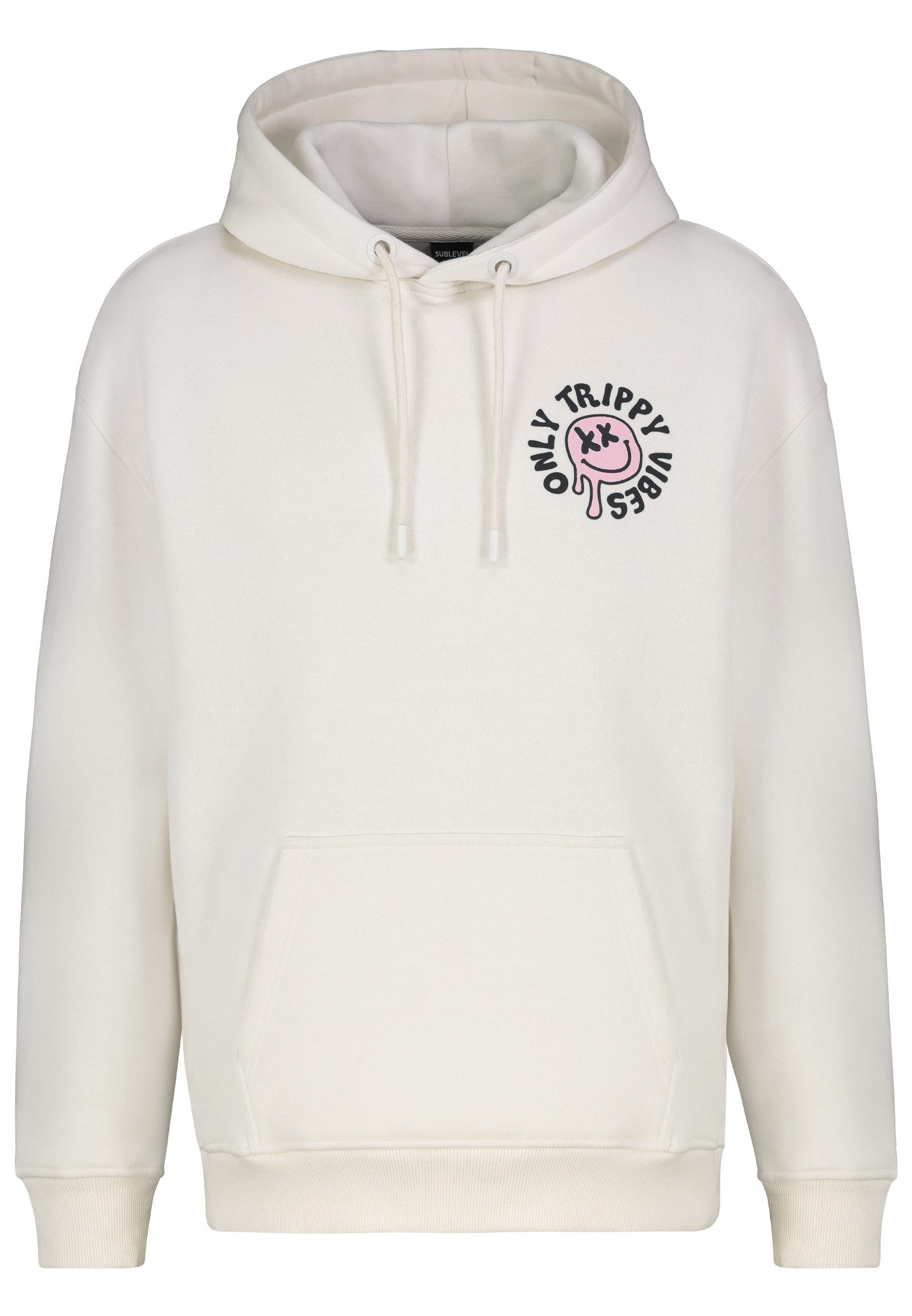 SUBLEVEL Hoodie Herren Kapuzenpullover mit verspielten Prints Sweater, Kapu günstig online kaufen