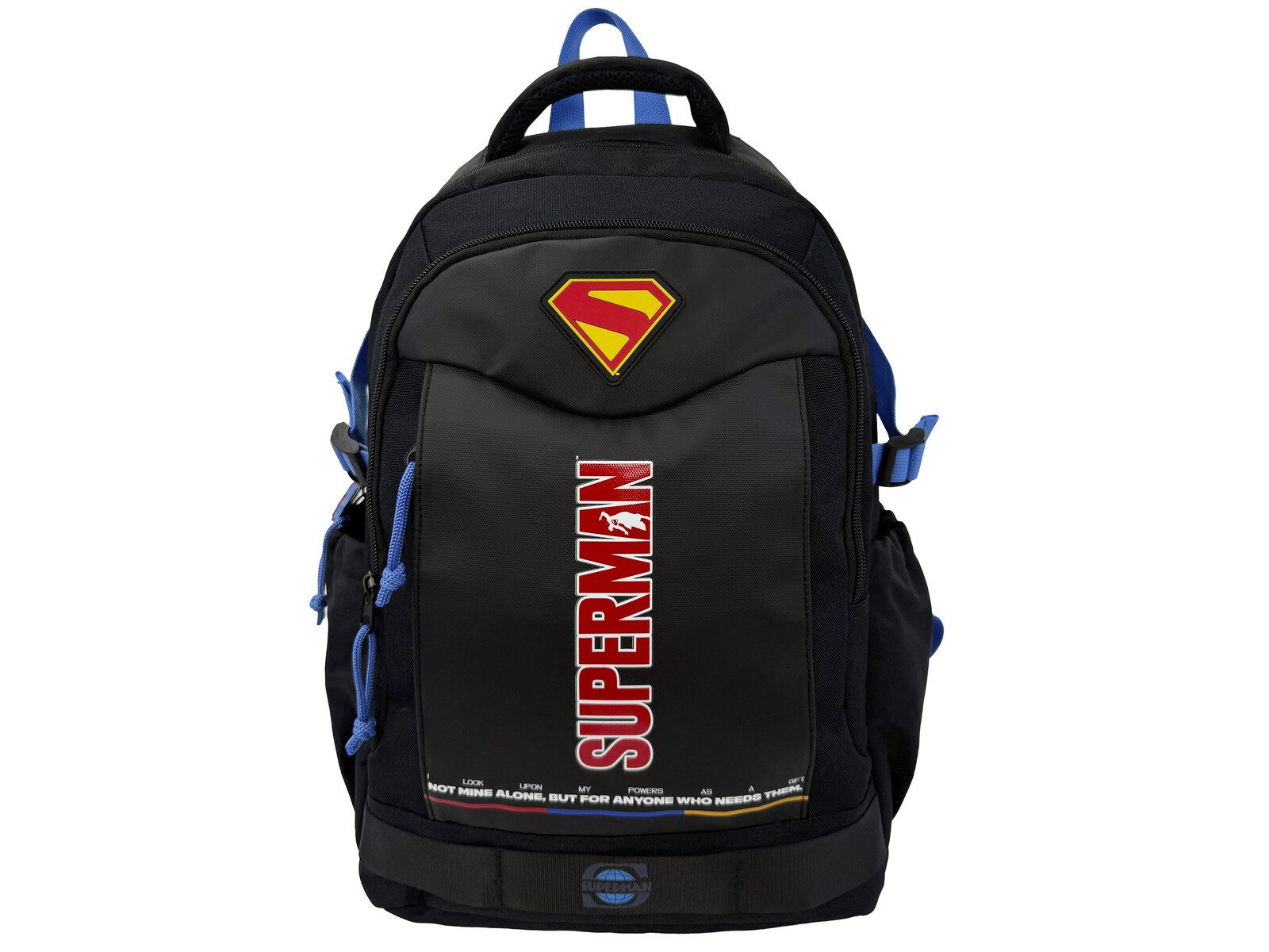 Superman Kinderrucksack Kinder Rucksack Schulrucksack mit 3 Fächern
