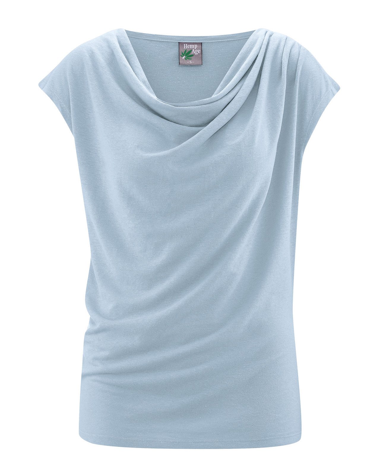 HempAge Wasserfallshirt DH268 Wasserfallausschnitt Top