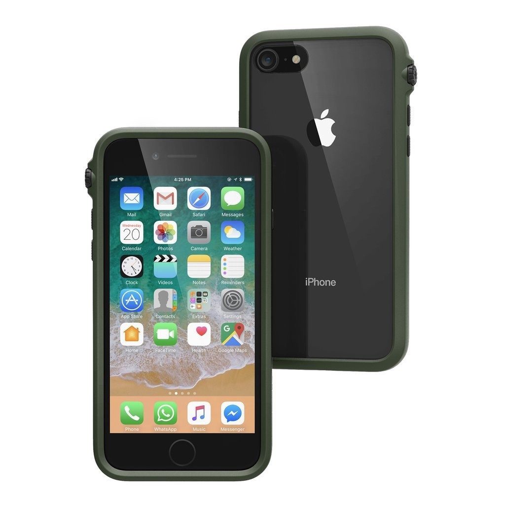 Catalyst Smartphone-Hülle Total Protection Waterproof Case, für iPhone 7, Schwarz/Militärgrün