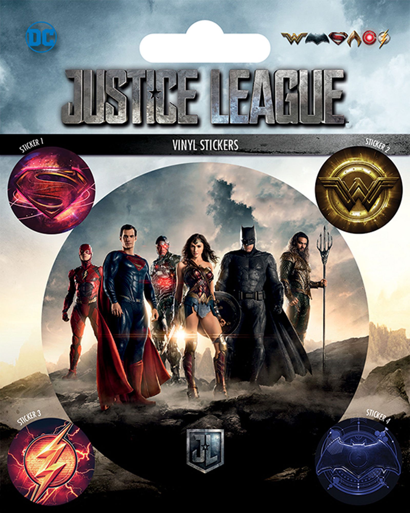 Sticker Justice League - Sticker-Sets - Movie