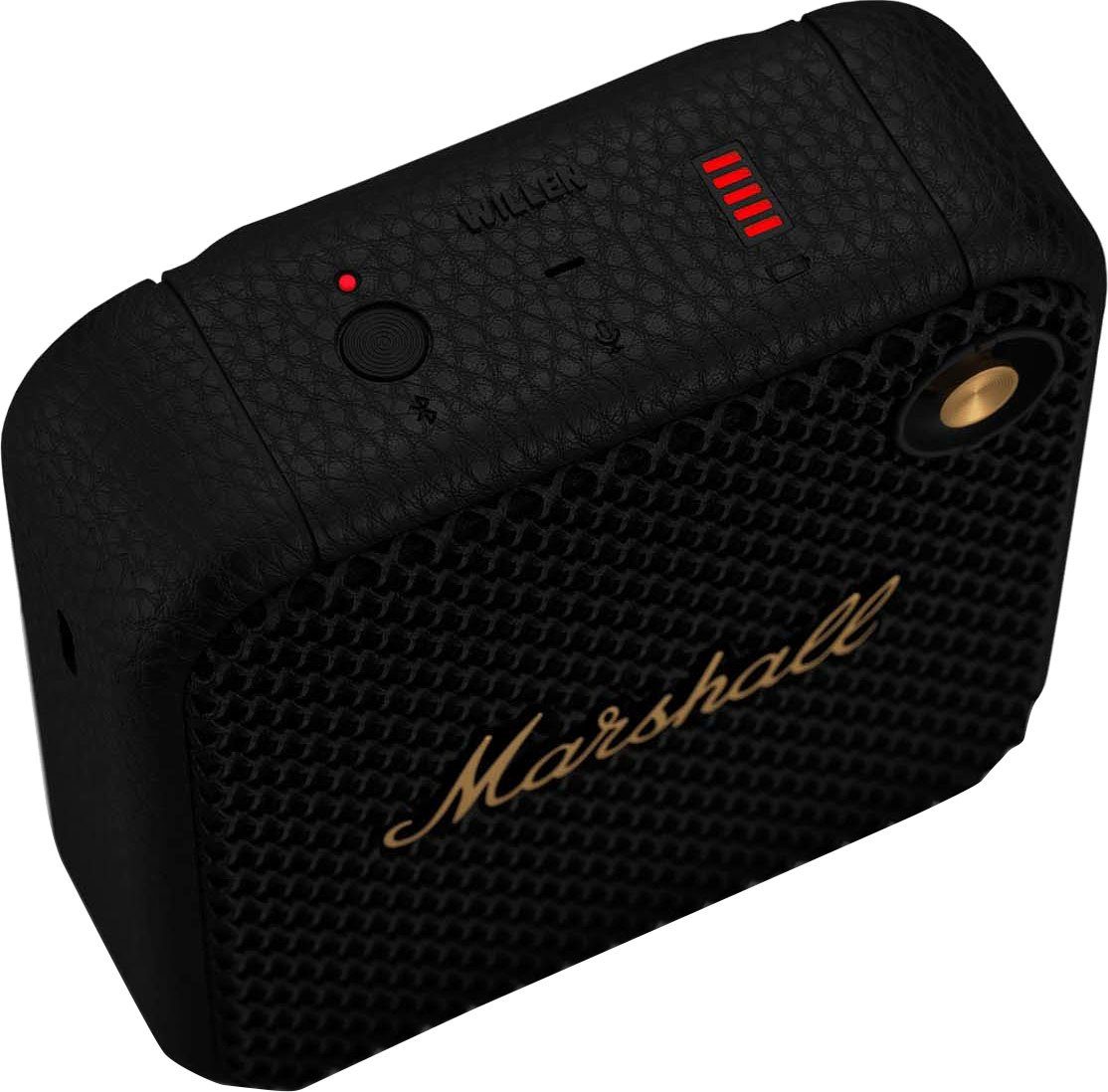 Marshall Willen 1.0 Bluetooth-Lautsprecher (Bluetooth, Black 10 Brass W) und