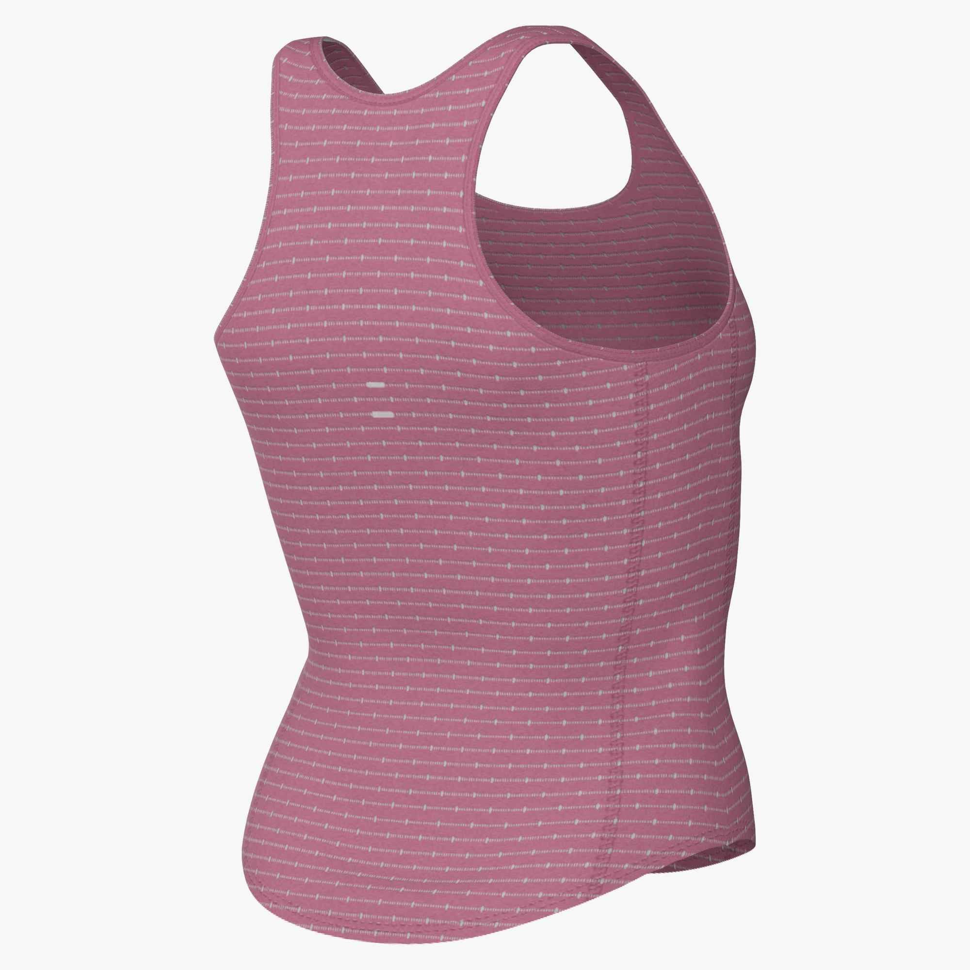 Nike Tanktop W NK TEMPO DF CRP MESH TANK mit Rundhalsausschnitt, aus Polyester und Elasthan – Bild 5 von 5