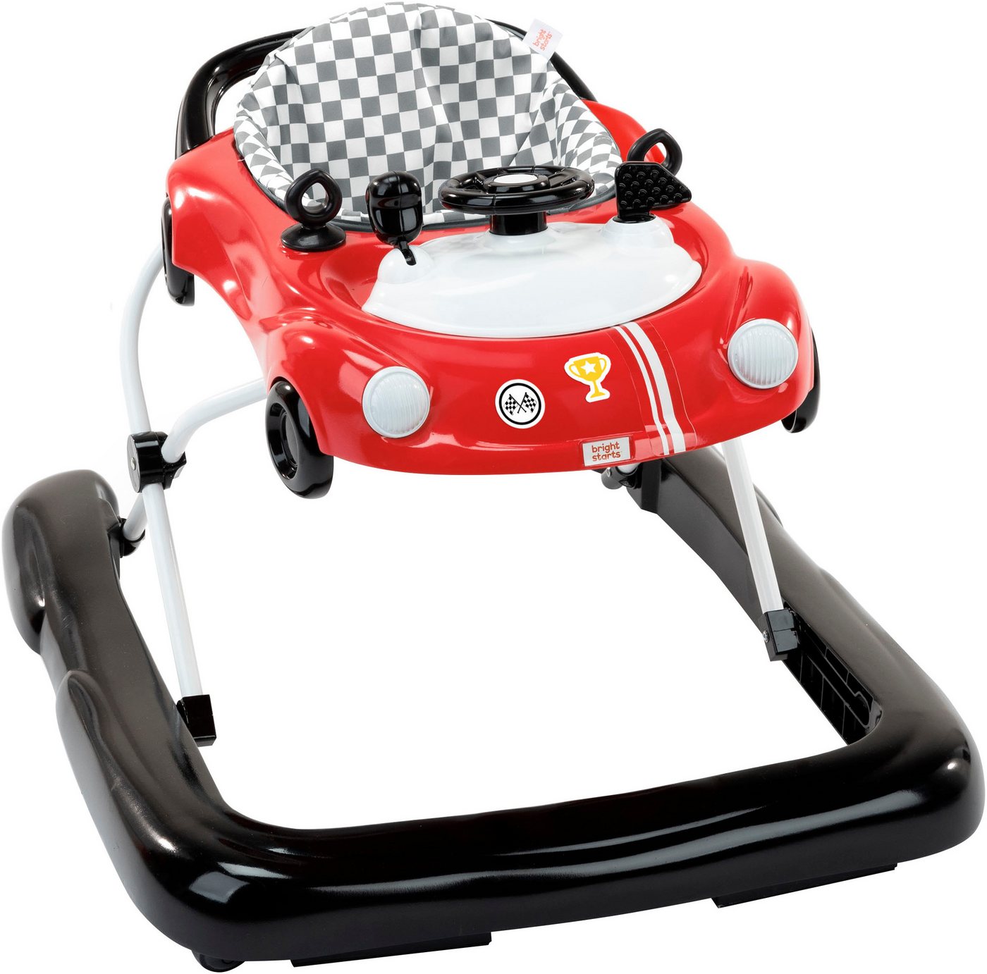 Bright Starts Lauflernhilfe Little Speedster™ 3-in-1 Car Walker – Rot Racer