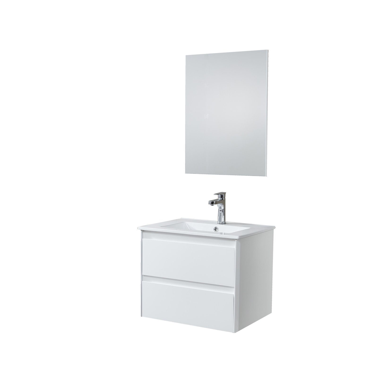 HTI-Line Badmöbel-Set Badmöbel Set 3-teilig Koserow 60, (Set, 3-St., 1 Badmöbel Set)