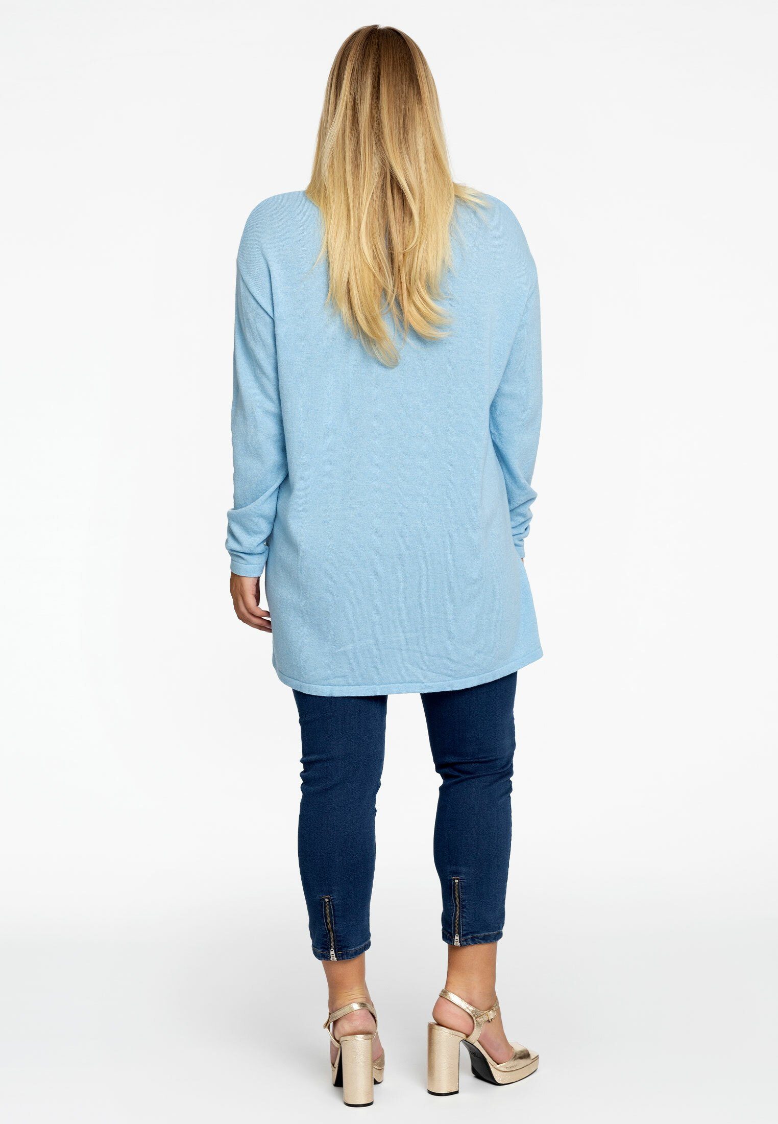 Größen Yoek blue light Große Longpullover