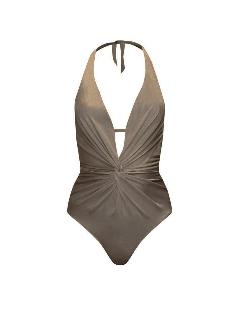 RIVUS Badekleid Damen Bikini - Eleganter High Waist Bikini in Verschiedenen Farben, İn mehr
