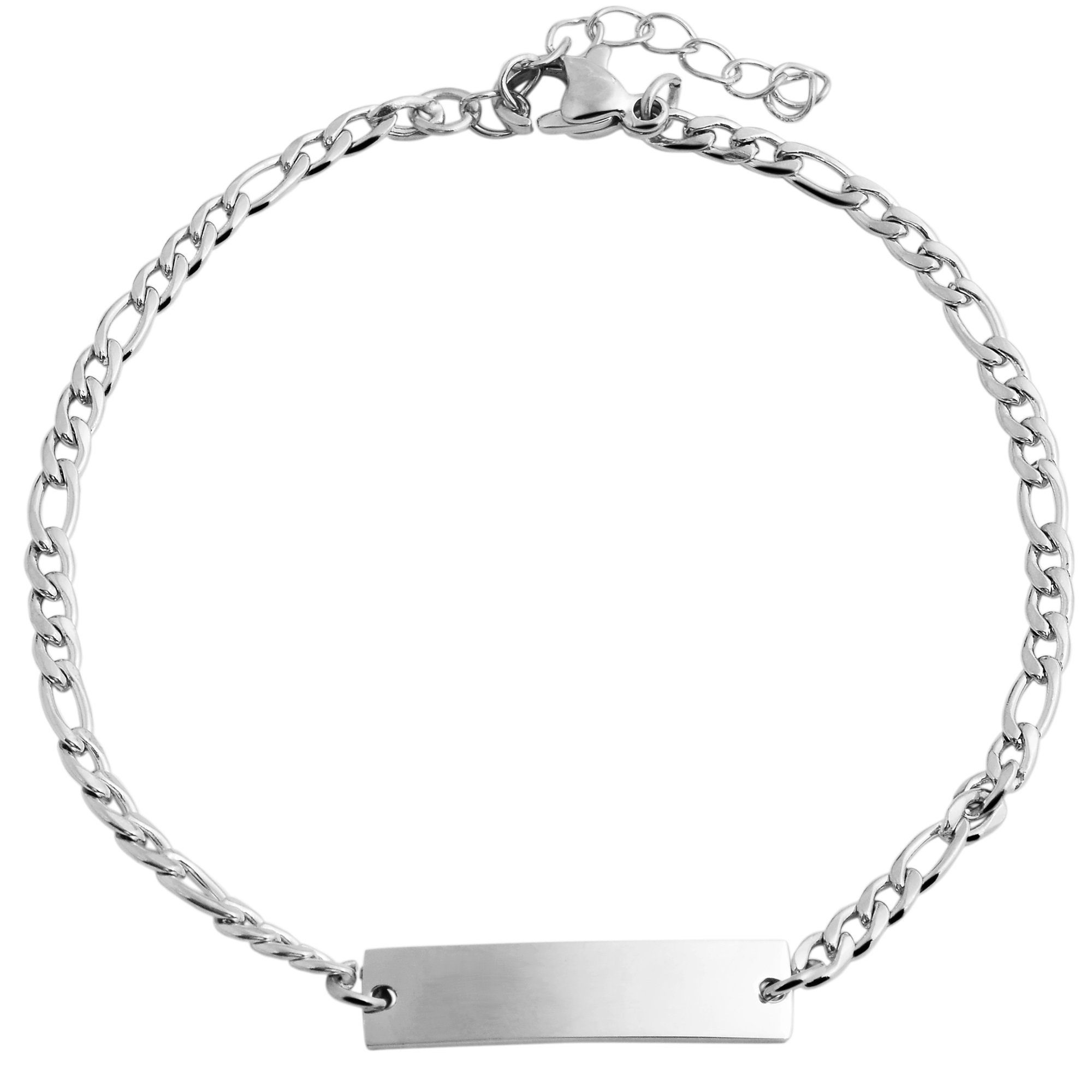 Adelia´s Edelstahlarmband Armband aus Edelstahl 18 cm | Edelstahlarmbänder