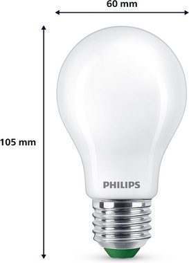 Philips LED-Leuchtmittel Philips LED E27 A60 Birne 4W =60W ULTRA EFFIZIENT 840lm Kaltweiß 4000K, E27, Kaltweiß, Energiesparend