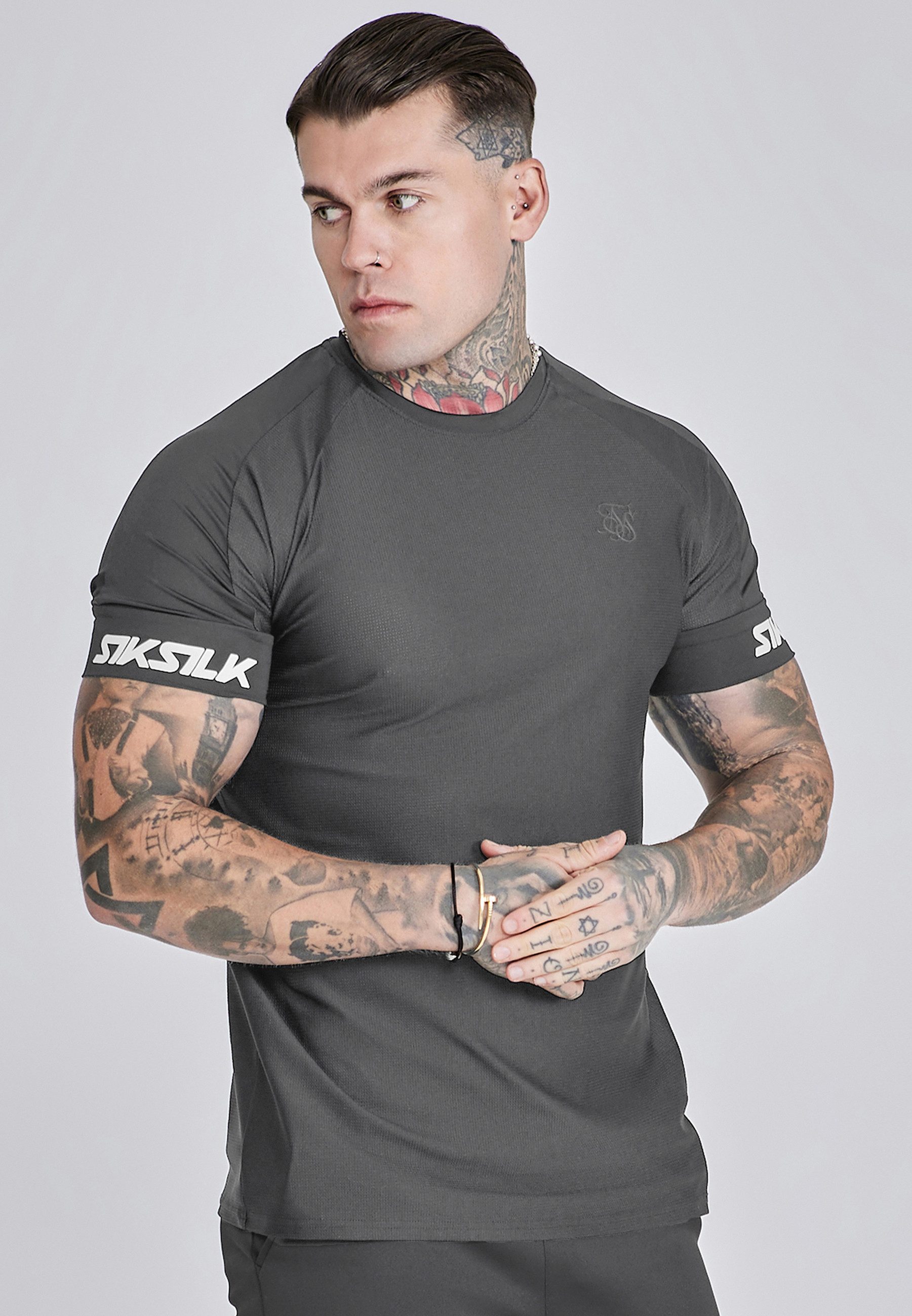 T-Shirt SikSilk Herren Tech T-Shirt