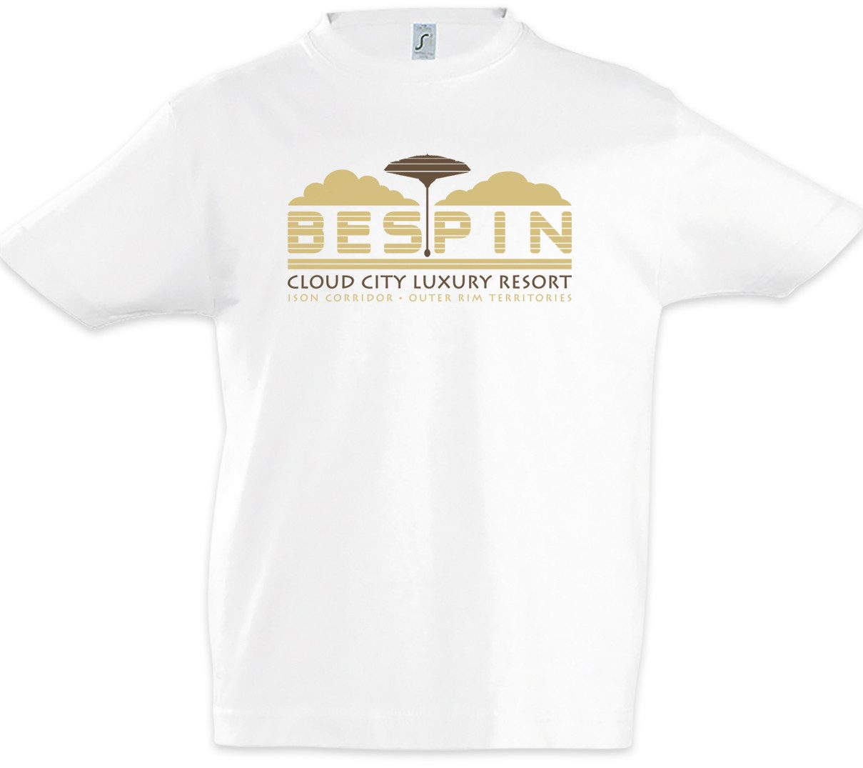 Urban Backwoods Print-Shirt Bespin Cloud City I Kinder T-Shirt Krieg Rebel Sci-Fi Star Luxury (1-tlg) Resort Wars Wolkenstadt Solo