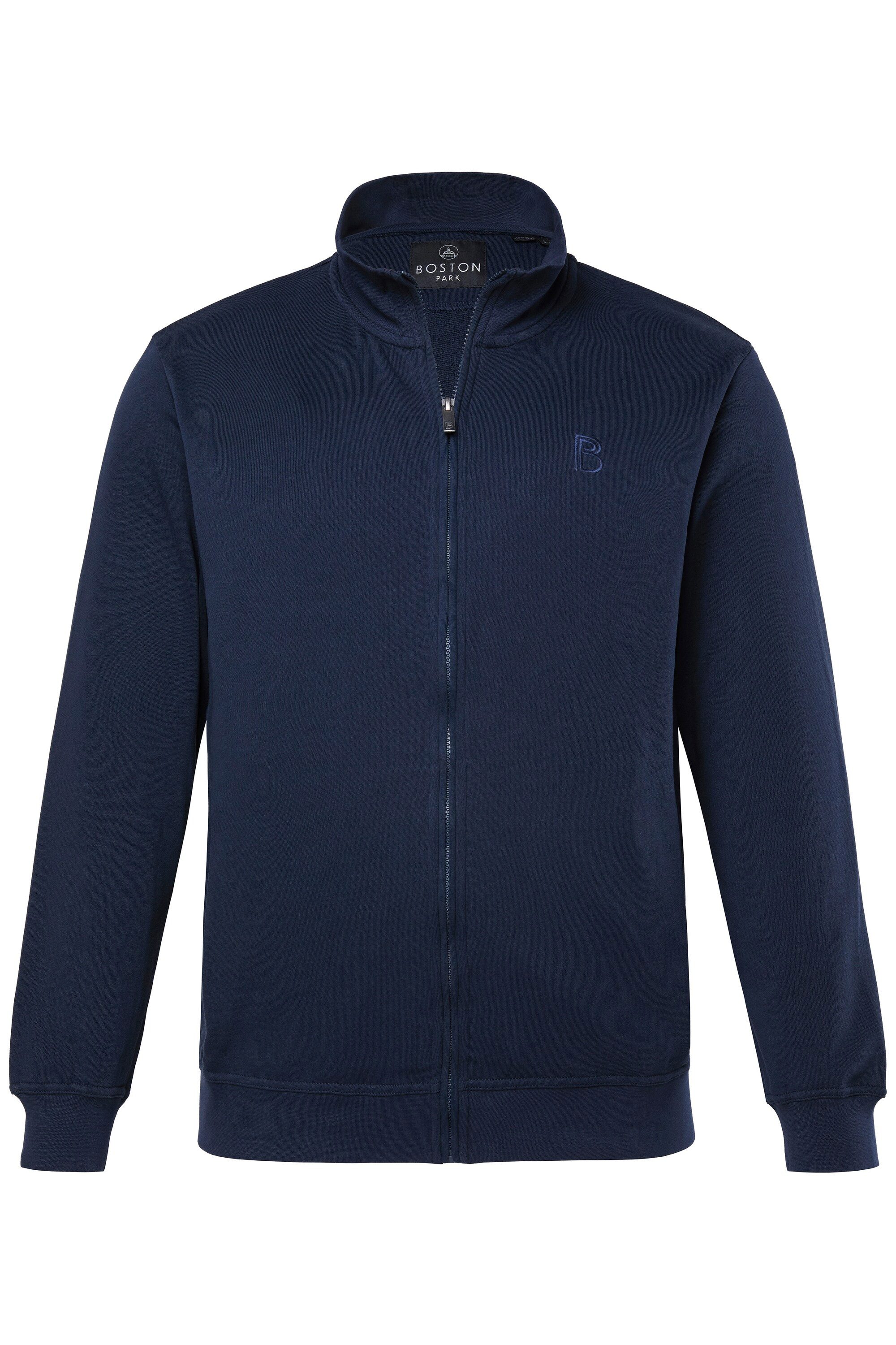 Fleecejacke Sweatjacke Stehkragen Zipper