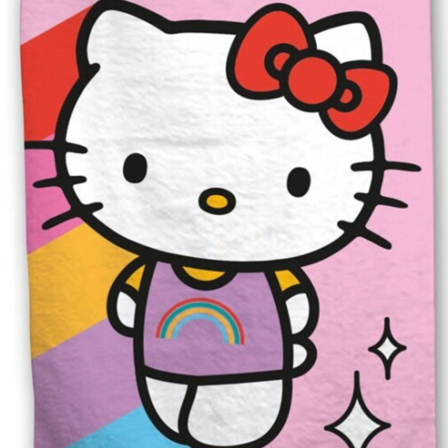 Hello Kitty Strandtuch Hello Kitty Kinder Mikrofaser Strandtuch Handtuch Badetuch 70x140 cm, microfaser