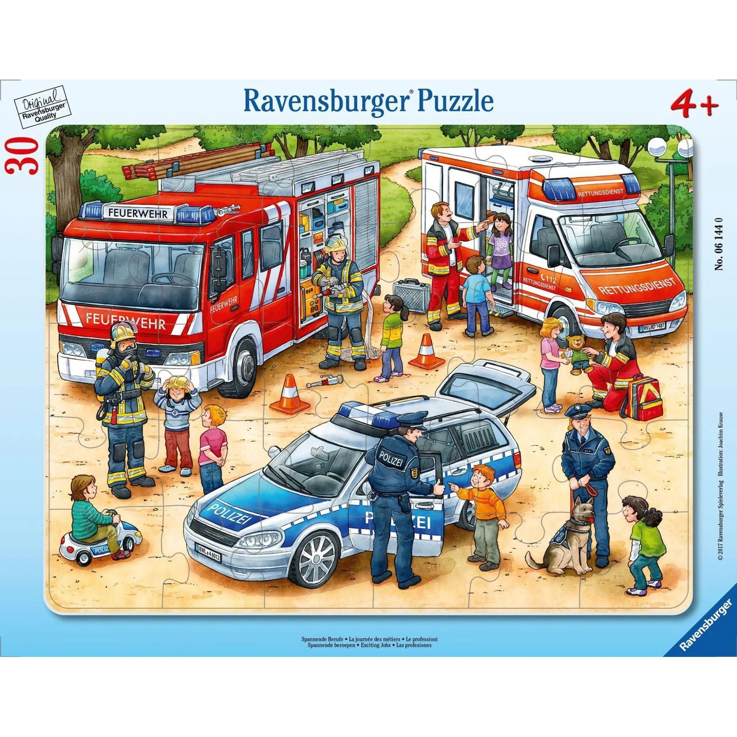 Ravensburger Puzzle Spannende Berufe. Kinderpuzzle 30 Teile, 30 Puzzleteile günstig online kaufen