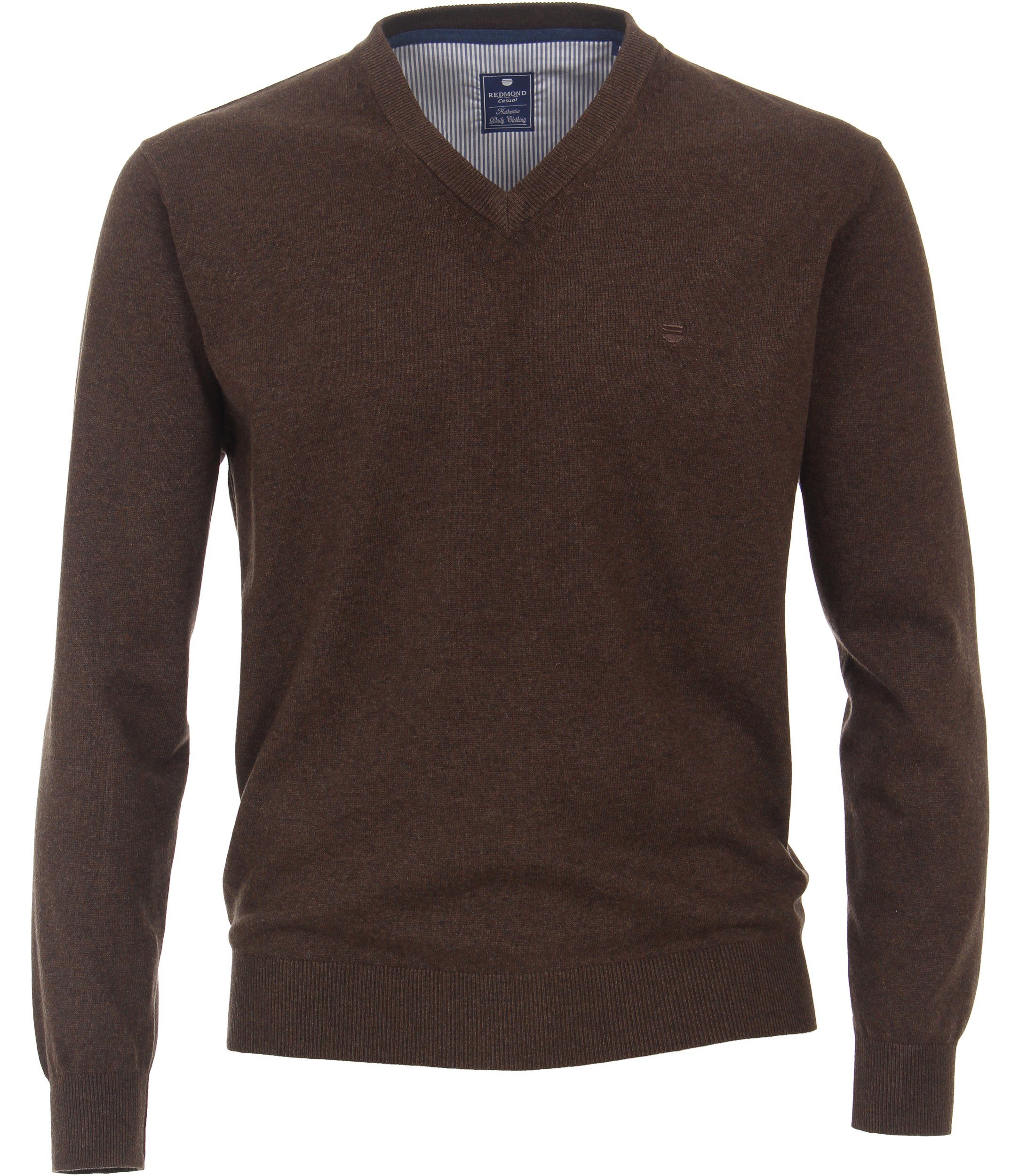 Redmond Strickpullover uni 32 braun