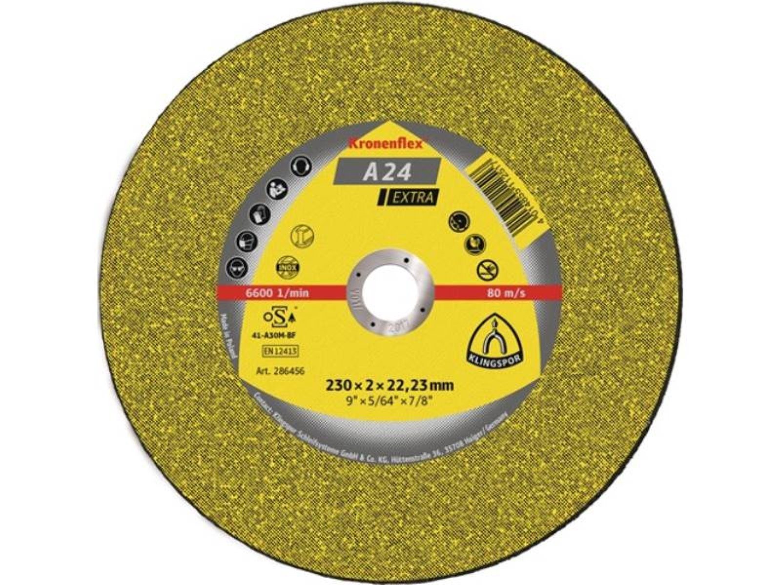 Klingspor Trennscheibe 25er Pack KLINGSPOR 188461 Trennscheibe A 24 Extra D115x2,5mm gekröpf