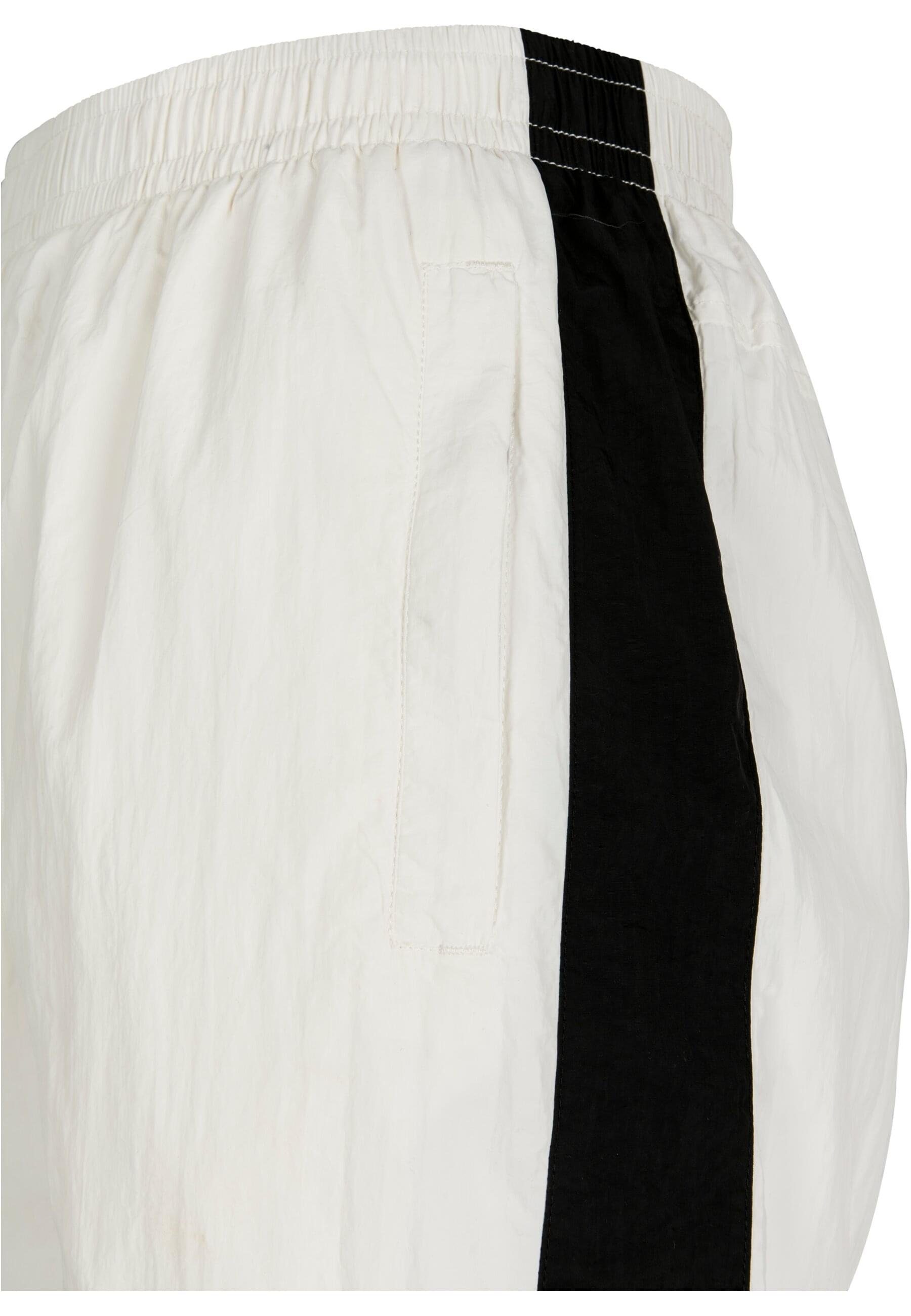 CLASSICS URBAN Damen Ladies Pants Stoffhose white/black Crinkle Striped (1-tlg)