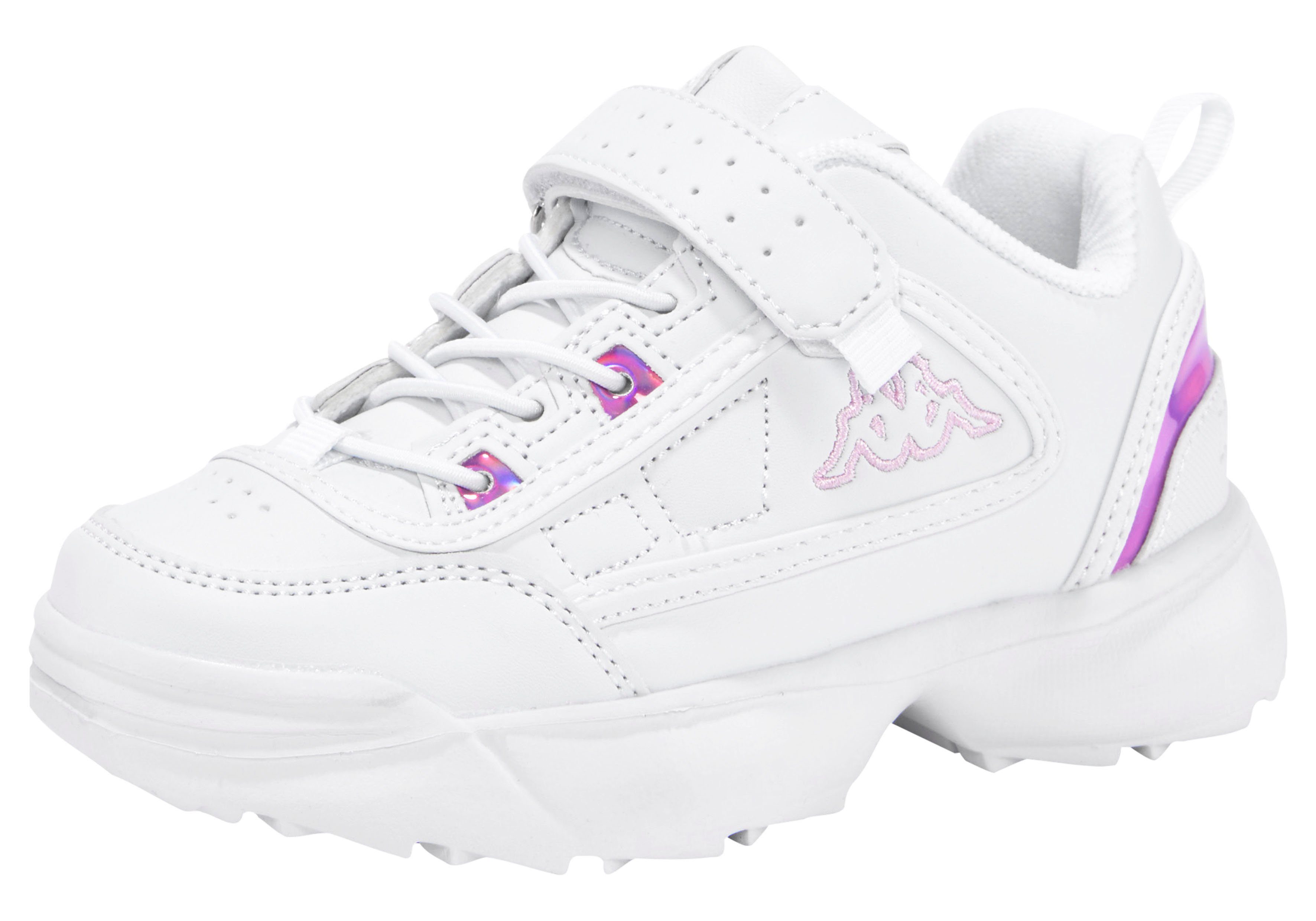weiß-pink Sneaker Kappa