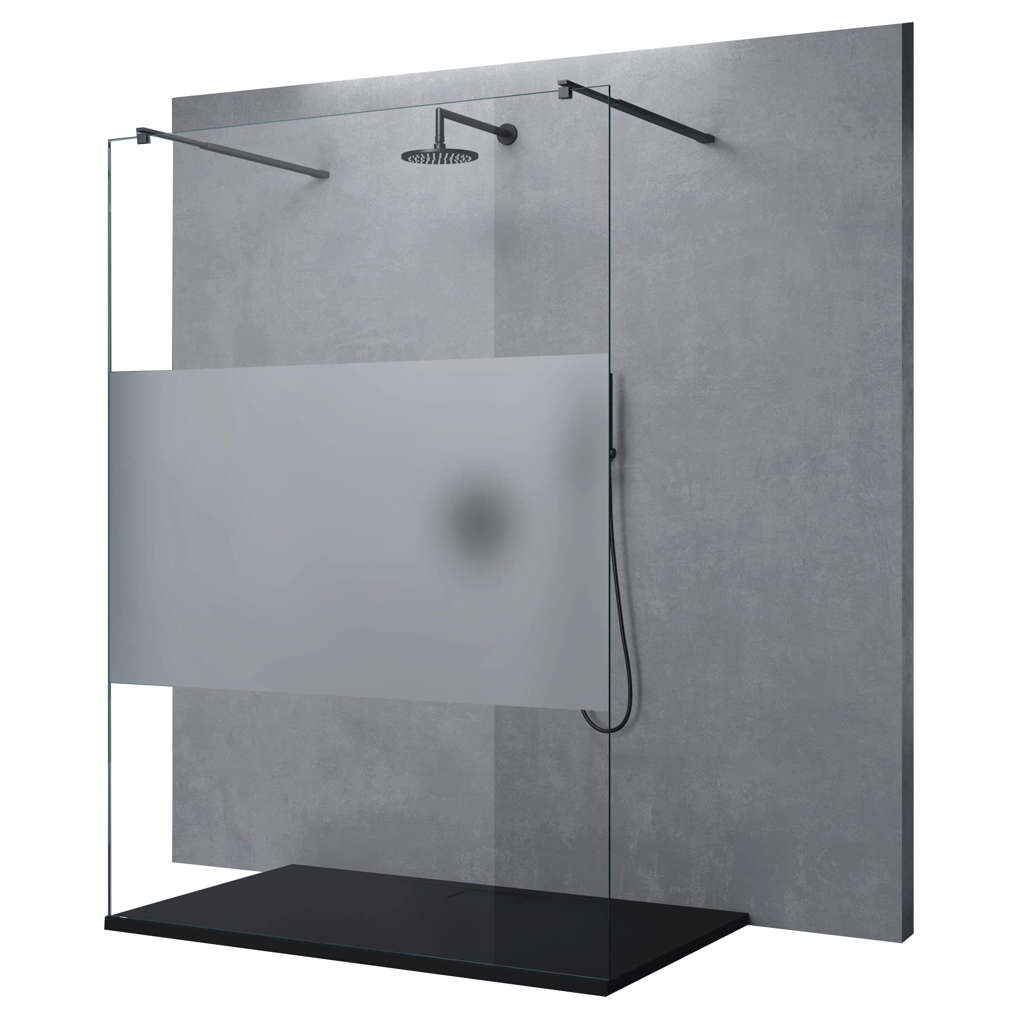doporro Walk-in-Dusche Walk-In Duschwand 10mm ESG-Sicherheitsglas günstig online kaufen