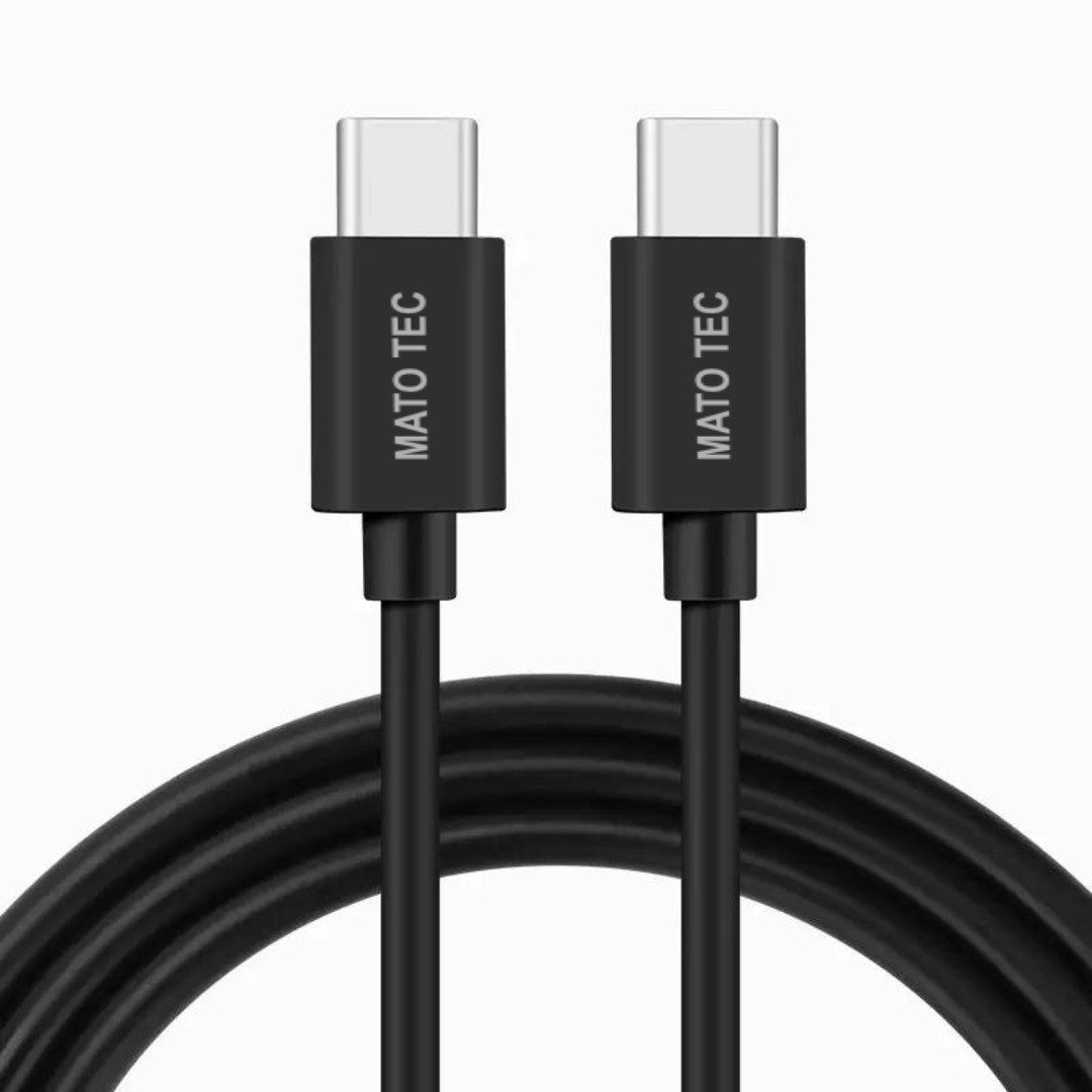 Alpha Electronics Schnellladekabel passt für Samsung Galaxy S23 S22 S21 S20 S10 Smartphone-Kabel, USB-C, USB-C (100 cm), Schnellladekabel 60W