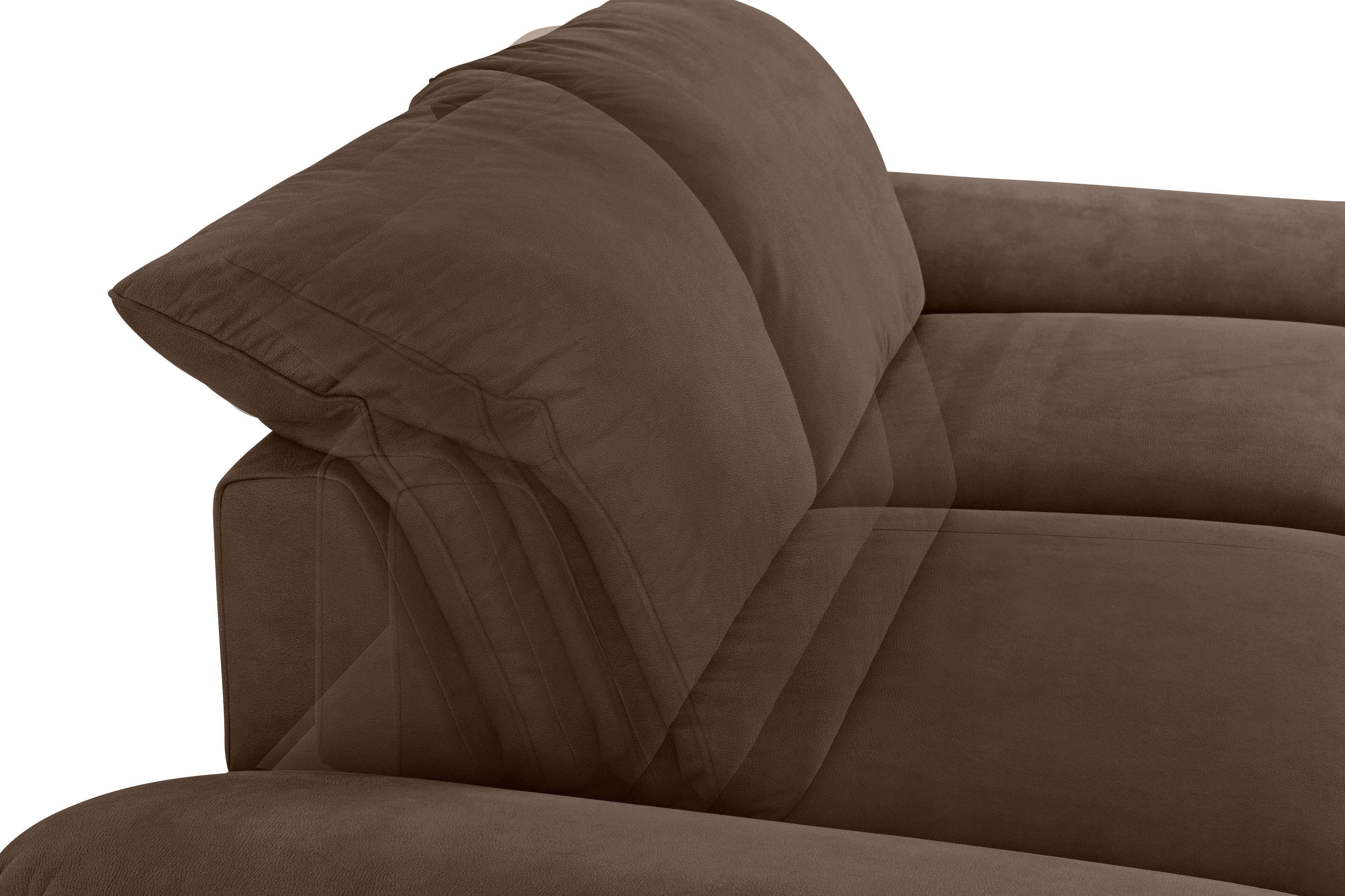 cm 2,5-Sitzer 232 Breite schwarz pulverbeschichtet, enjoy&MORE, W.SCHILLIG Sitztiefenverstellung, Füße