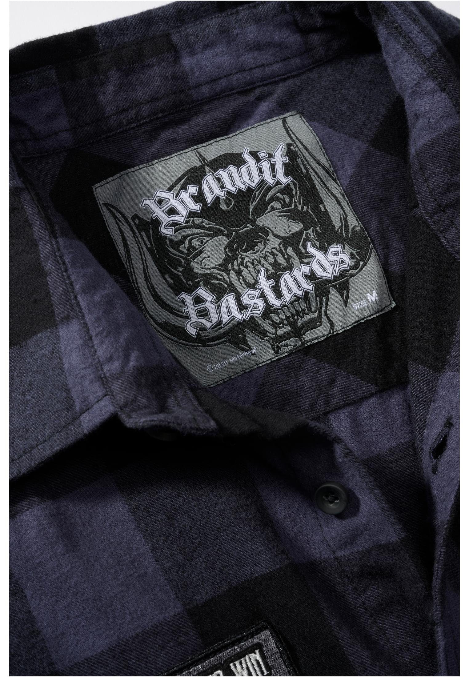 Brandit Langarmhemd Herren Checkshirt (1-tlg) Motörhead