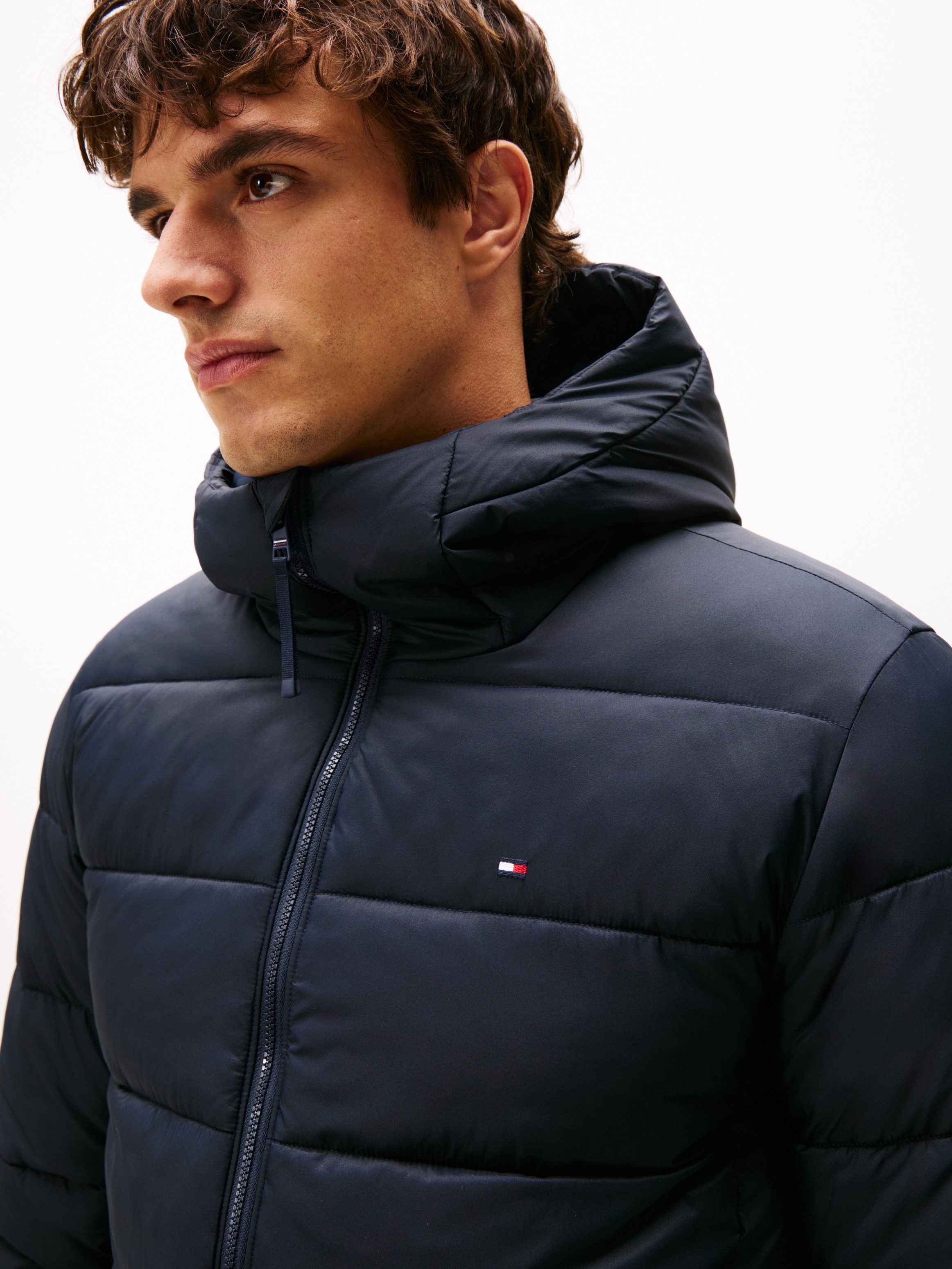 Tommy Hilfiger Steppjacke MID WEIGHT HOODED günstig online kaufen