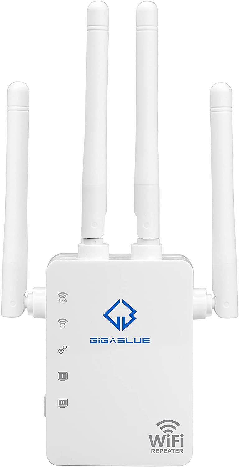 Gigablue GigaBlue Ultra 1200Mbps 2.4 & 5 GHz Dual Band AC1200 WLAN Repeater  Kabel-Receiver