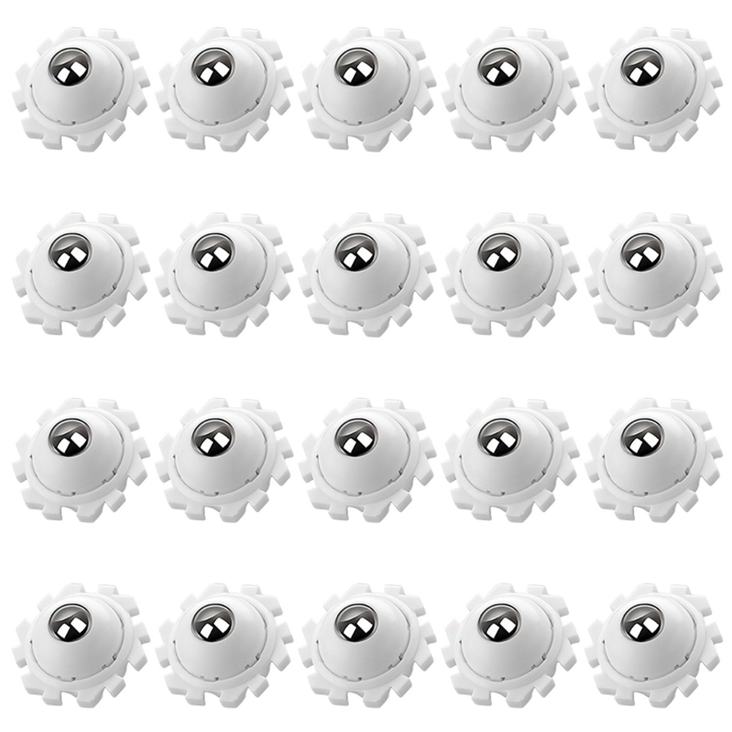 Refttenw Мебельrolle Selbstklebende Ролики для мебели Klein, 360° Kugelrollen für Büro Zuhause, (Set, 20-St), 20 Stück im Set