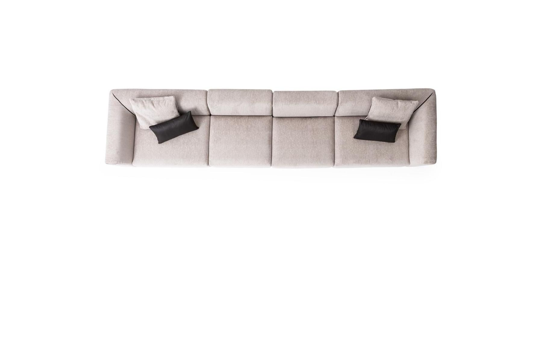 Xlmoebel Wohnlandschaft Moderne Holzmöbel Sofas Wohnlandschaft 450cm Hotel-Couch XXL, 1 Teile, Hergestellt in Europa
