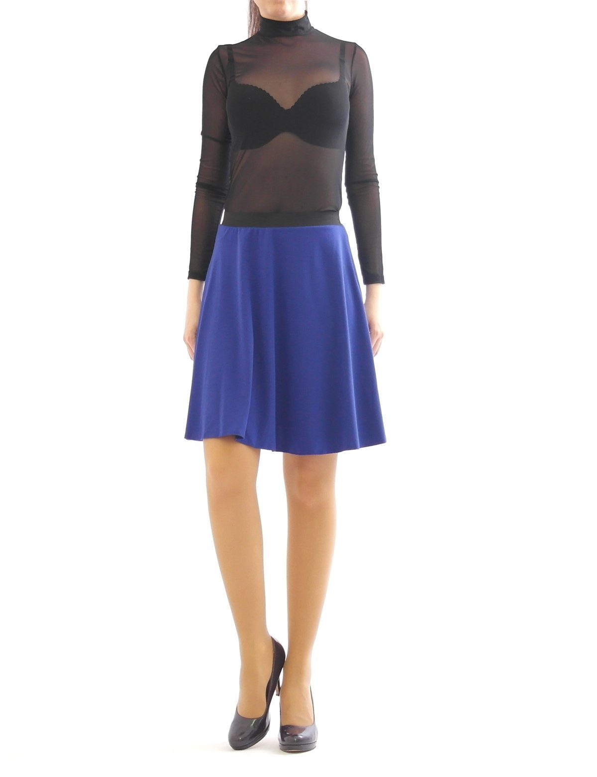 YESET Midirock Swing Rock Midi hohe Taille Falten-Rock Gummibund Skirt maxi günstig online kaufen