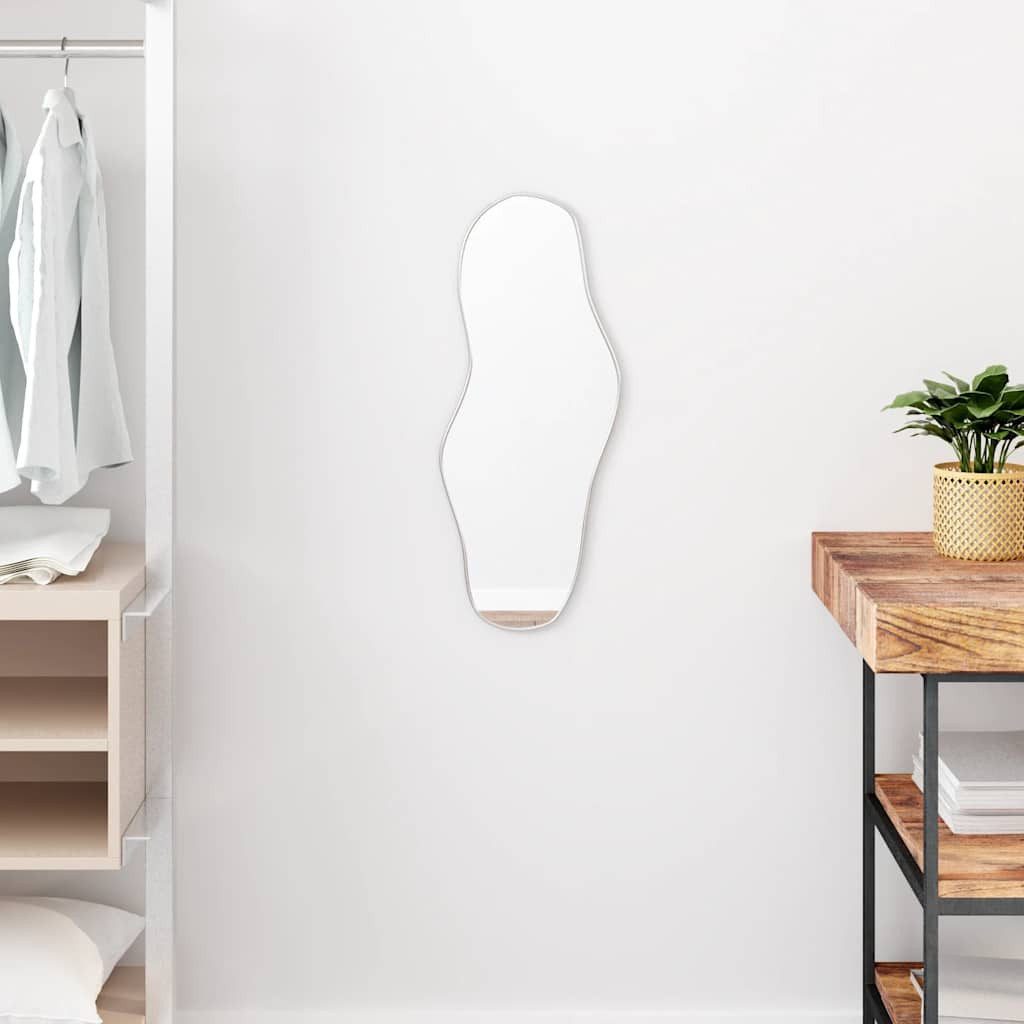 furnicato Wandspiegel Minimalistischer 60 x 25 cm in Silber (1-St) günstig online kaufen