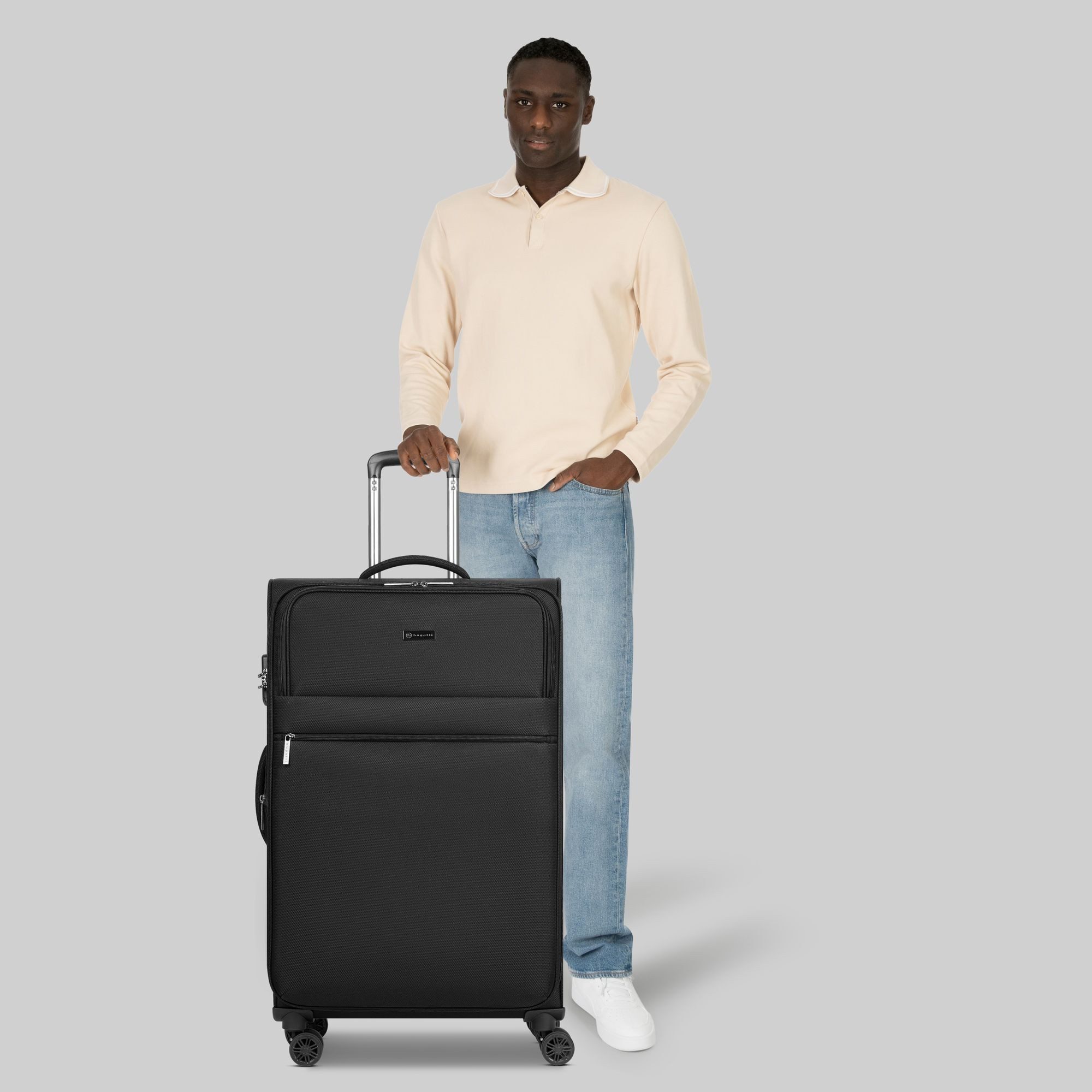 bugatti Weichgepäck-Trolley Valencia Soft, 4 Rollen, günstig online kaufen