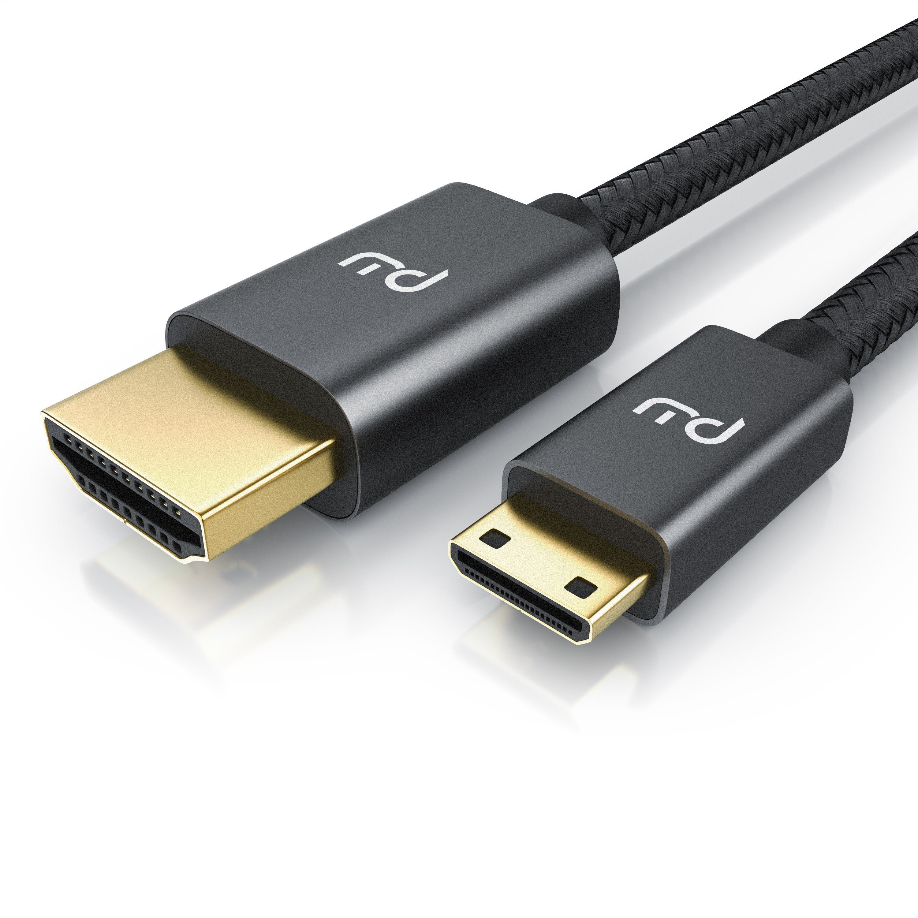 Primewire 4K HDMI auf Mini HDMI Adapterkabel 3840 x 2160 @ 60 Hz - 7,5m HDMI-Kabel, HDMI Typ C (Mini), HDMI Typ A (750 cm), Ultra High Speed, eARC, HDCP, ideal für Gaming, Streaming und Heimkino
