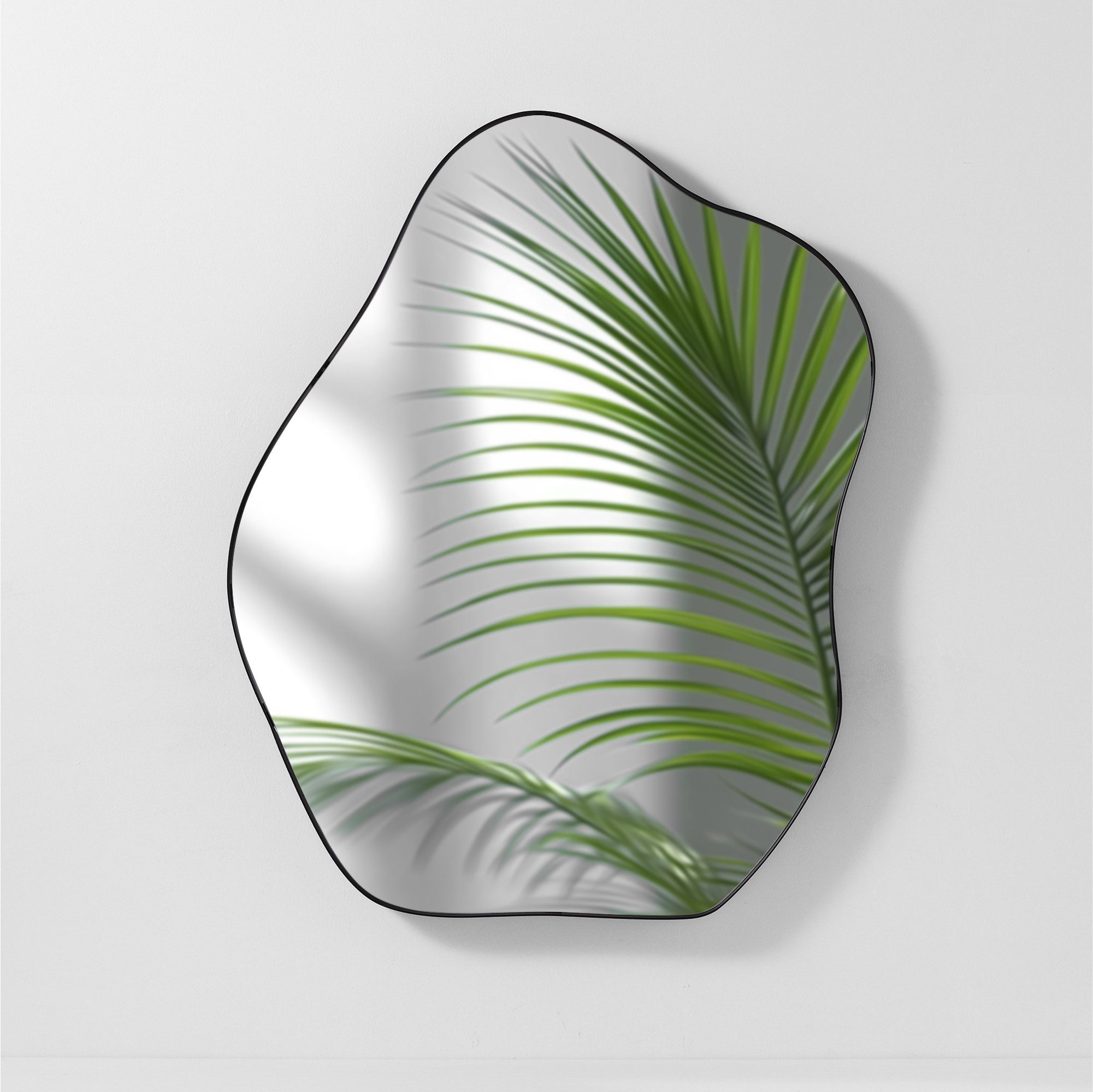 Navaris Wandspiegel Deko Wand Spiegel asymmetrisch - 55 x 43,5cm - Wandspie günstig online kaufen